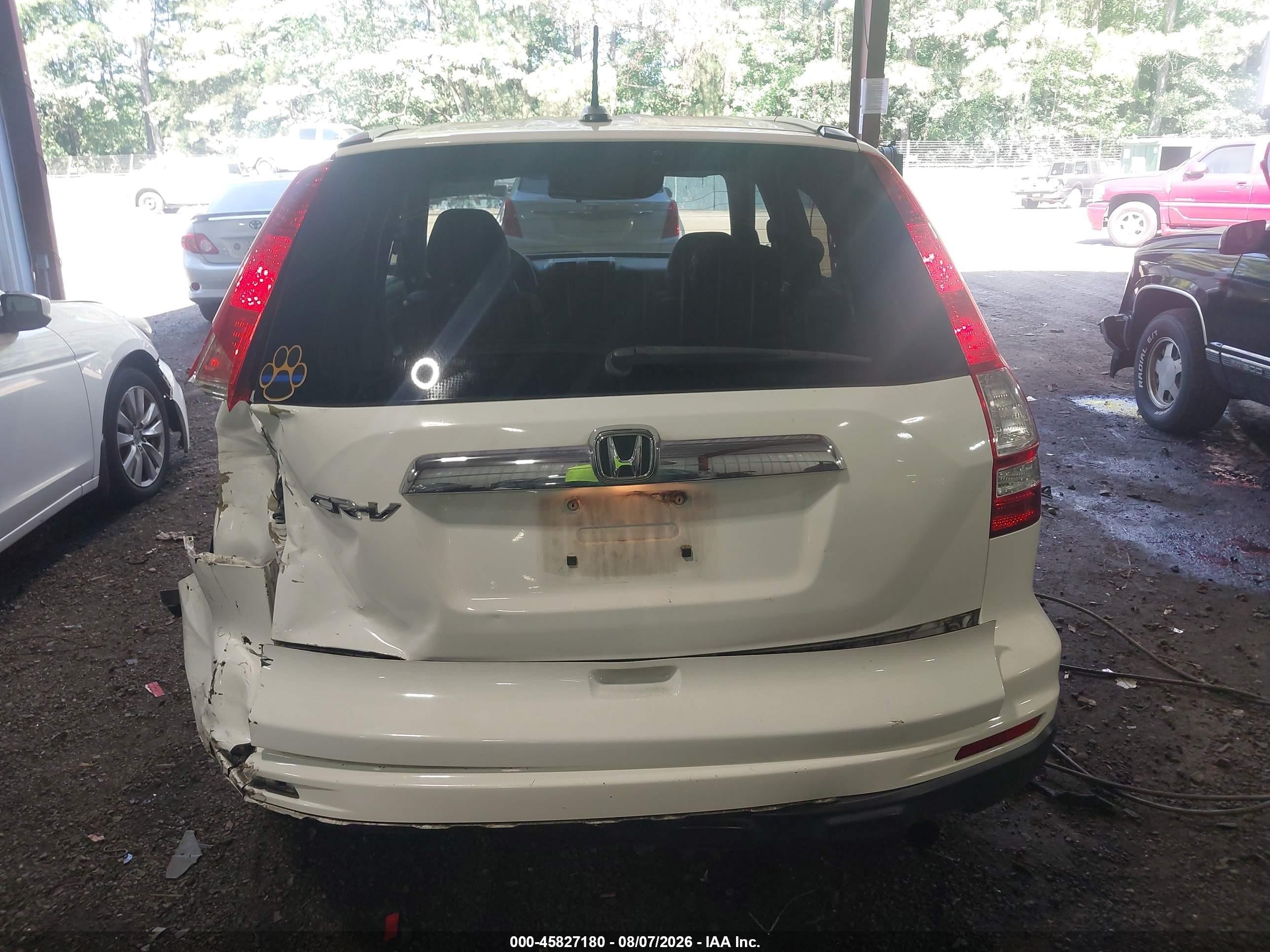 2010 Honda Cr-v Ex-l Белый vin: 5J6RE3H76AL043490