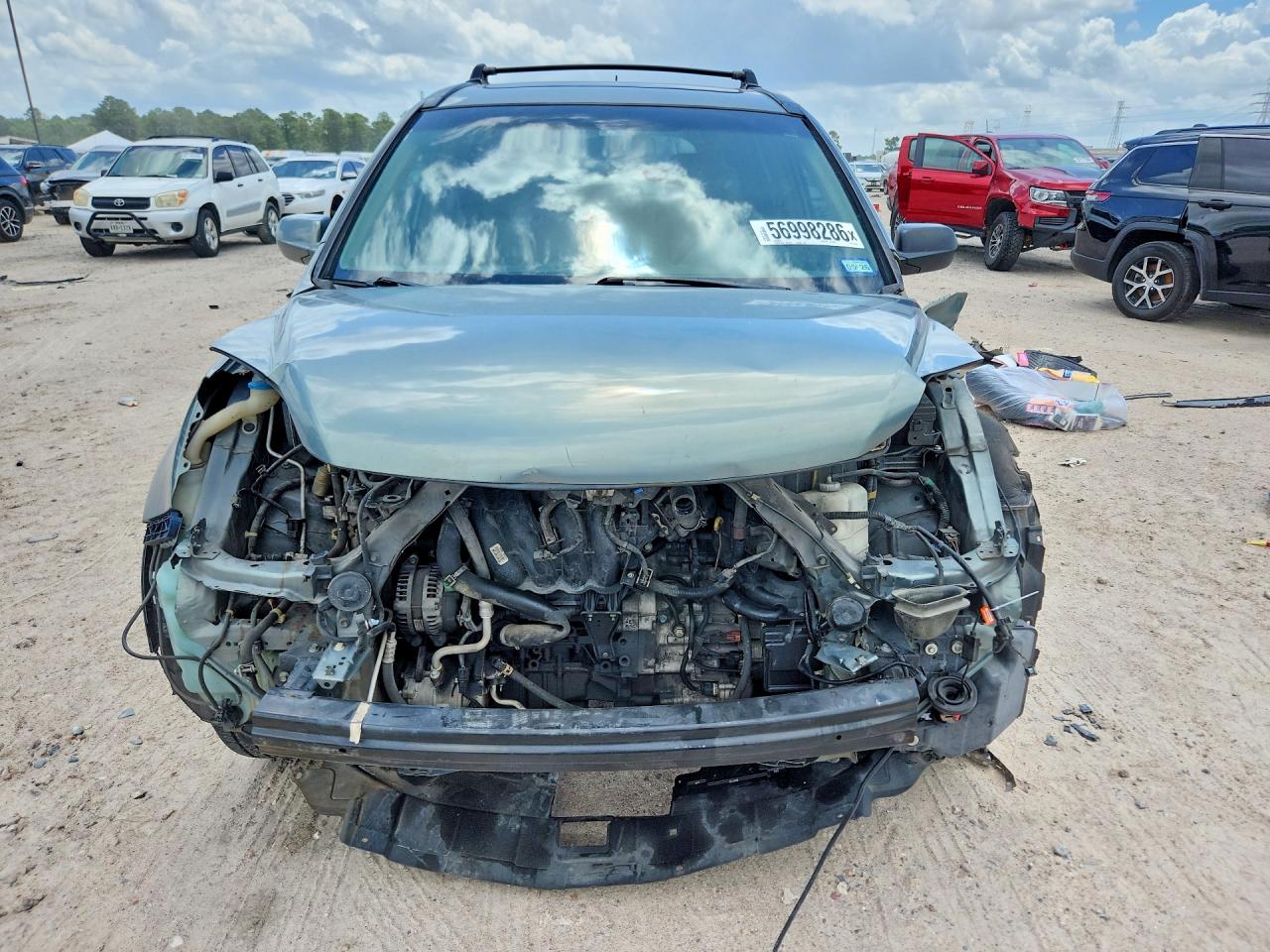 2011 Honda Cr-v Exl Green vin: 5J6RE3H76BL012659