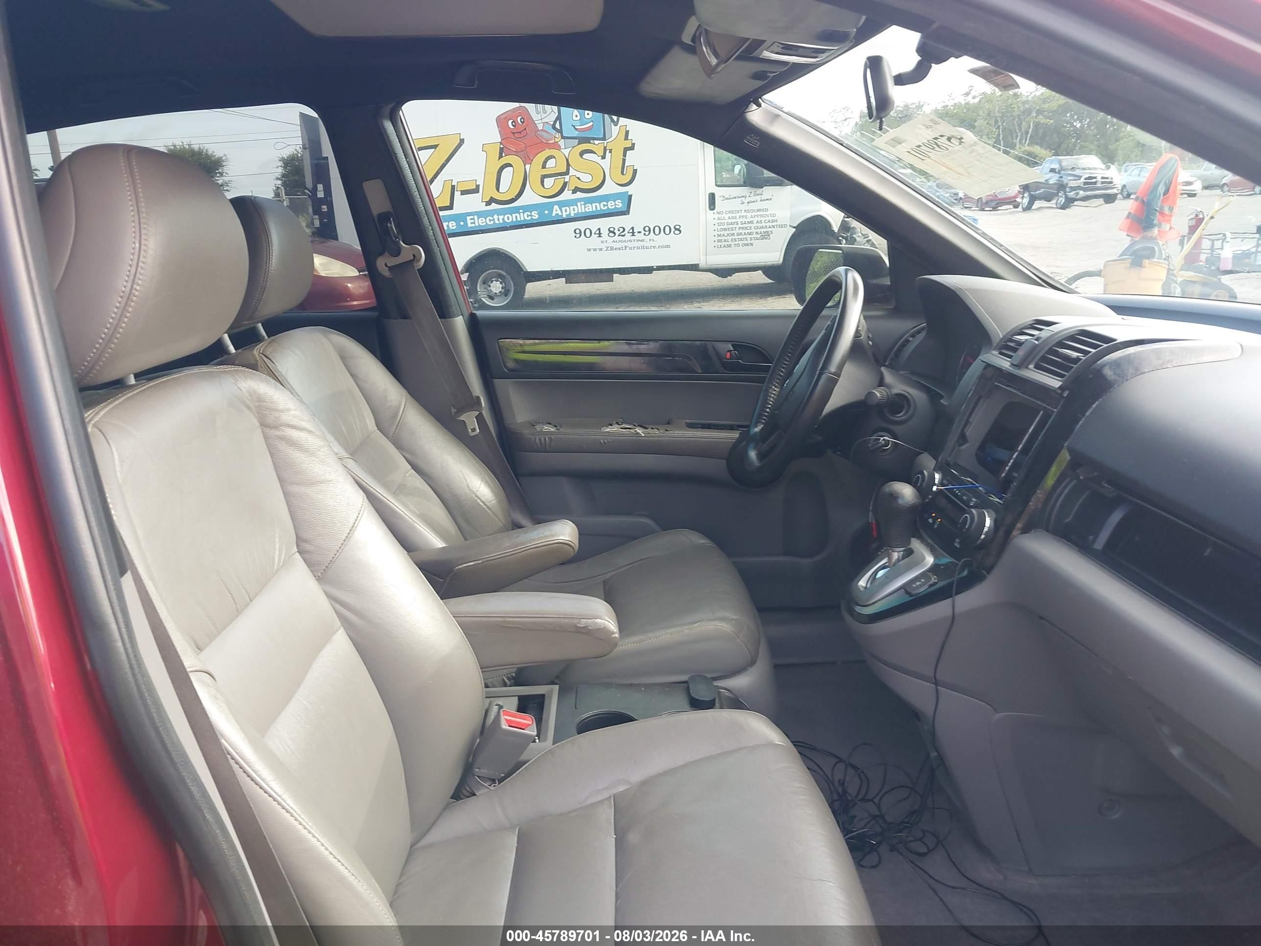 2011 Honda Cr-v Ex-l Red vin: 5J6RE3H76BL047122