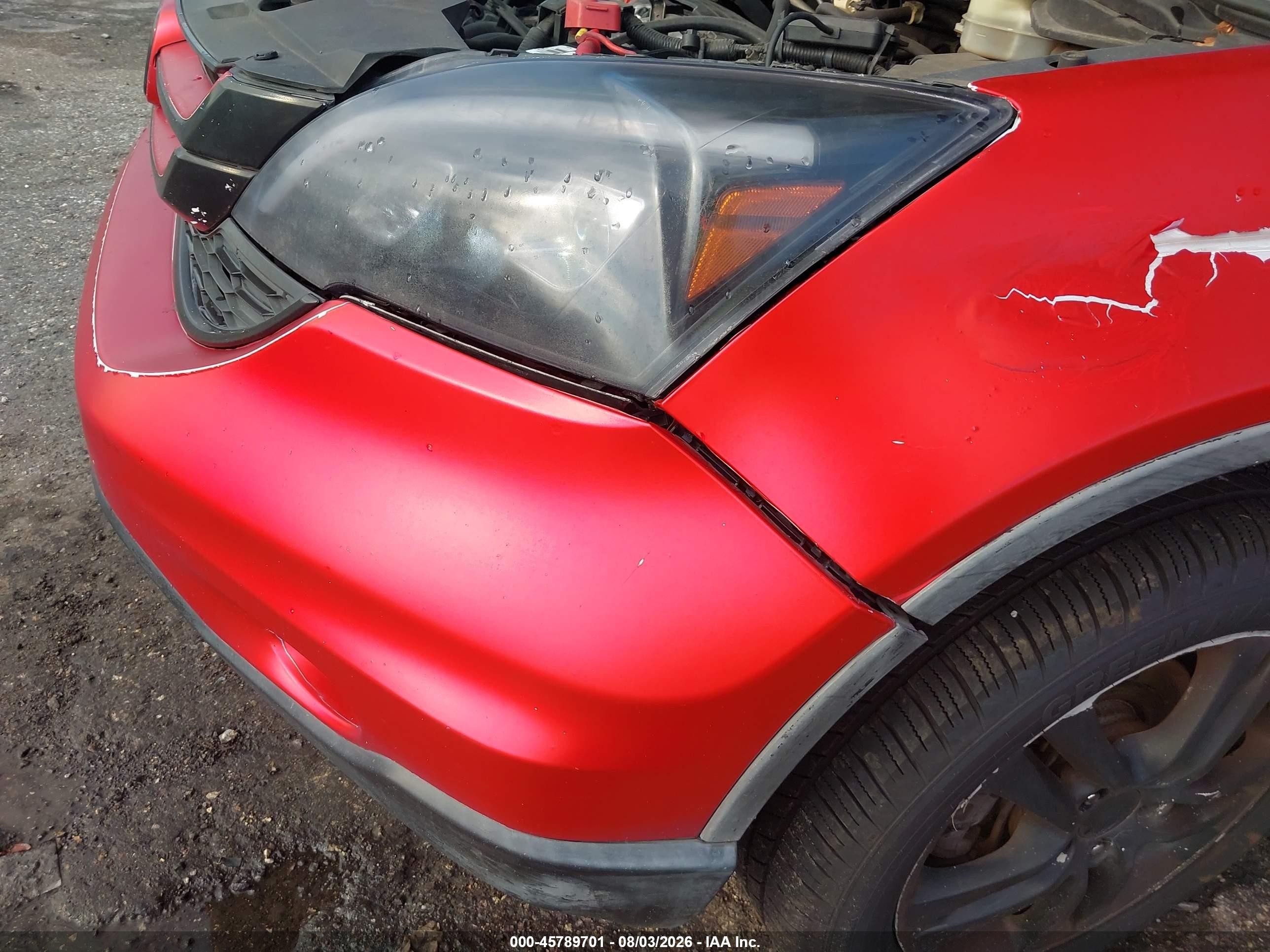 2011 Honda Cr-v Ex-l Red vin: 5J6RE3H76BL047122