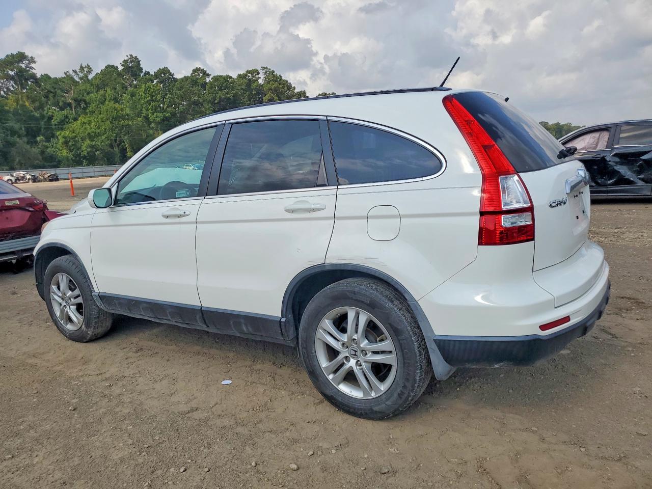 2011 Honda Cr-v Exl White vin: 5J6RE3H76BL049176