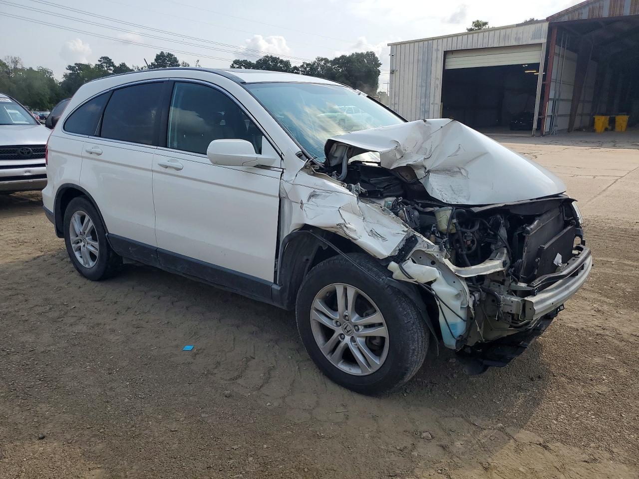 2011 Honda Cr-v Exl White vin: 5J6RE3H76BL049176