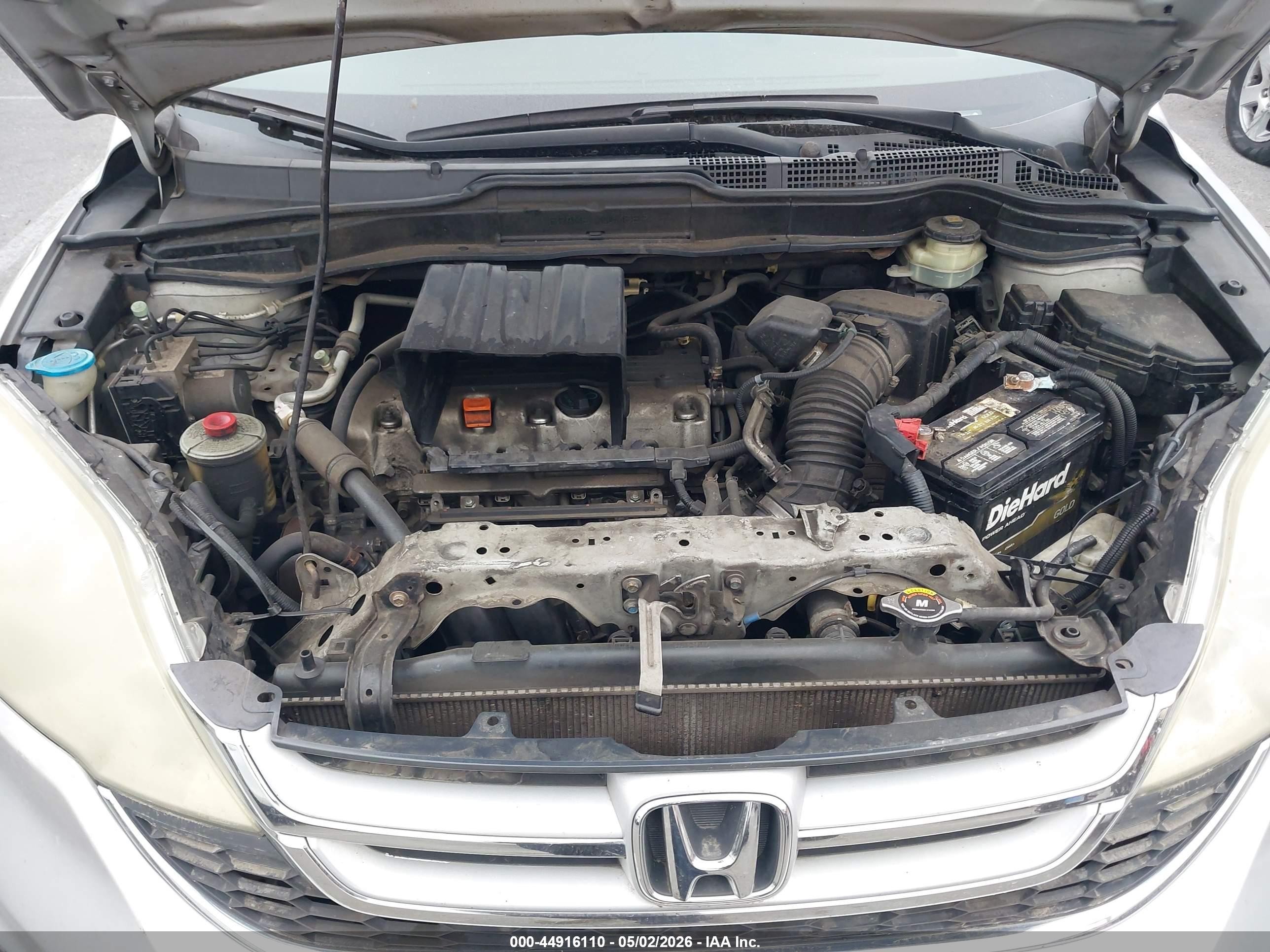 2010 Honda Cr-v Ex-l Silver vin: 5J6RE3H77AL007386