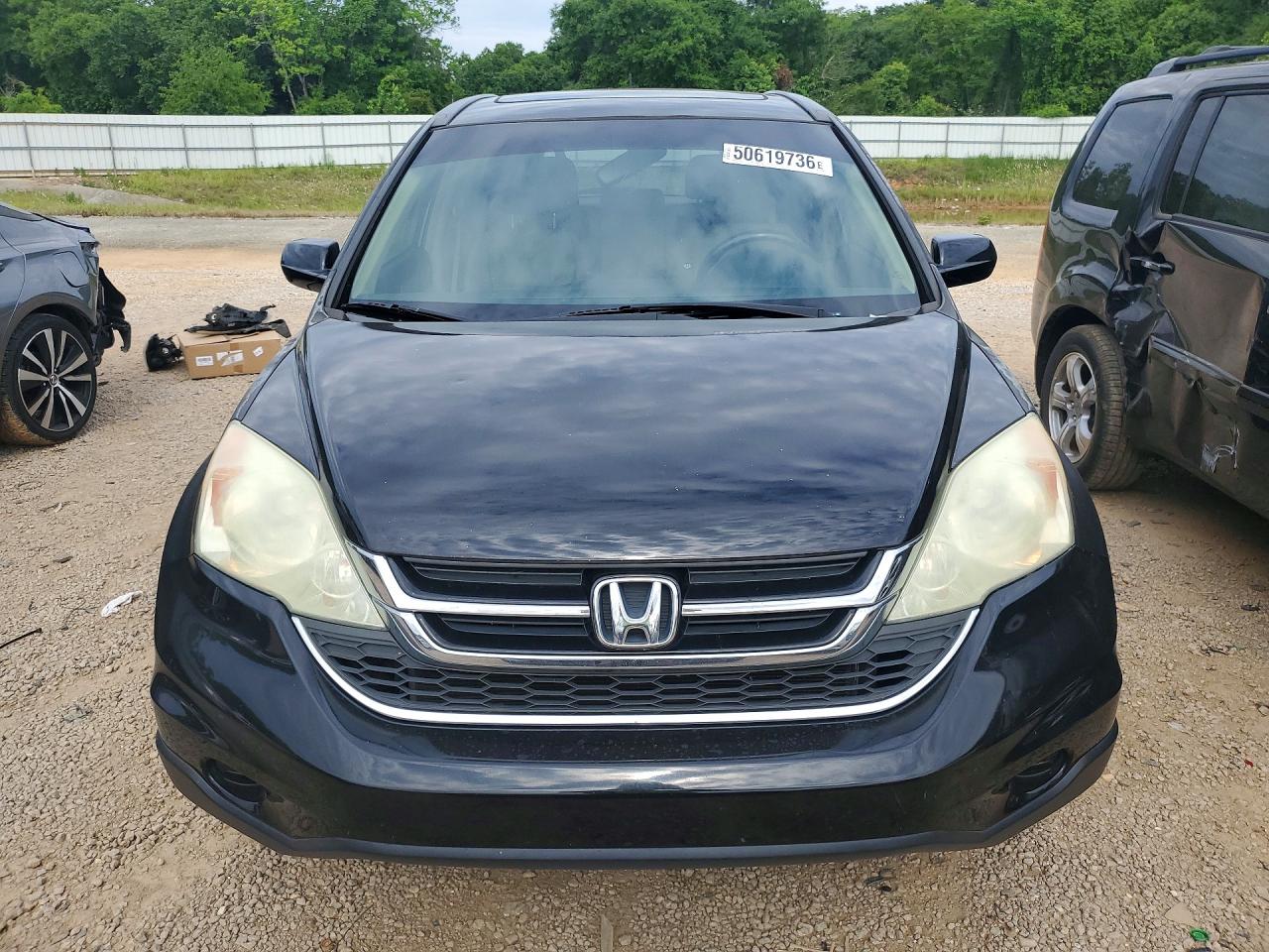 2010 Honda Cr-v Exl Black vin: 5J6RE3H77AL023362