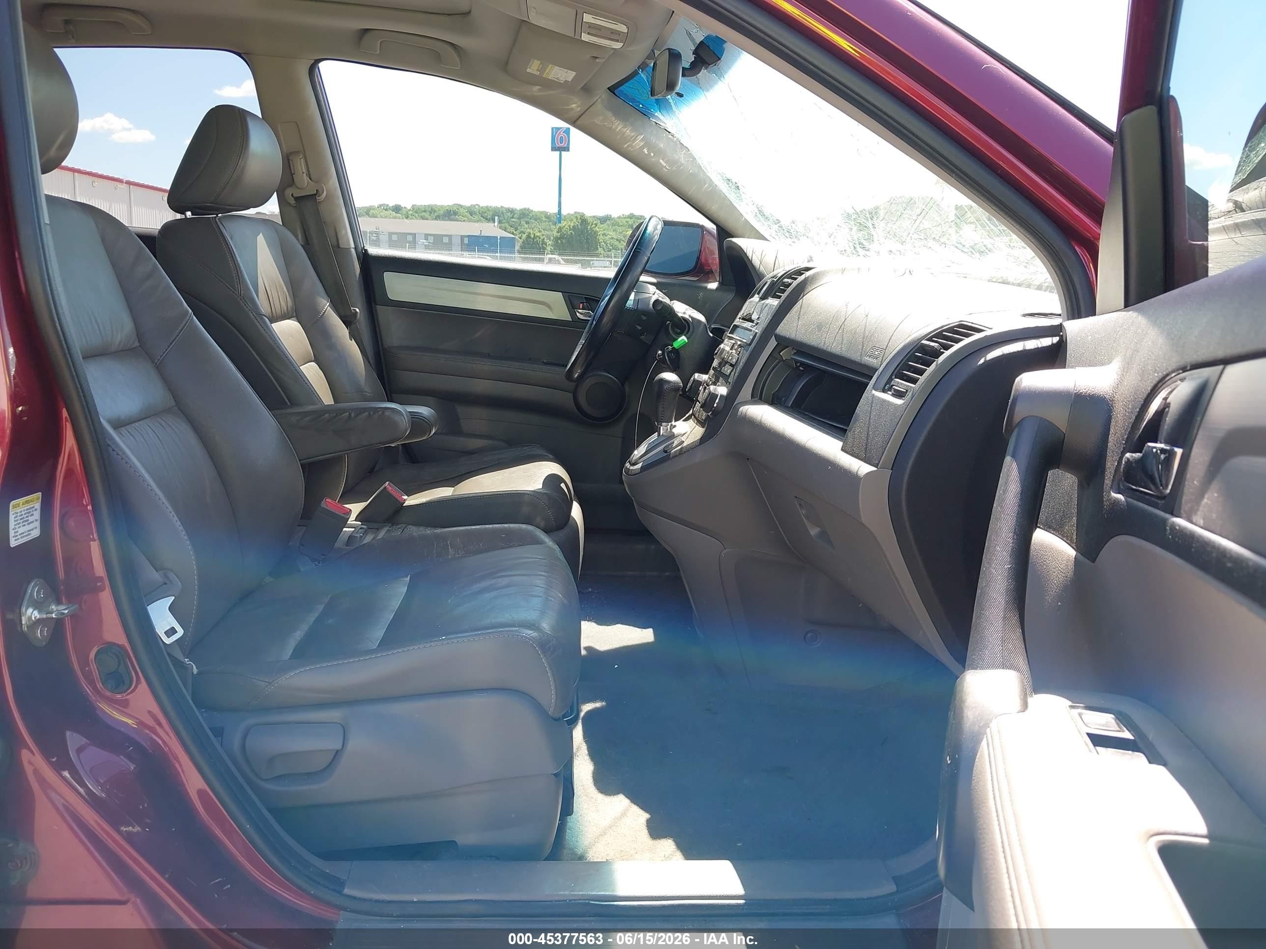 2011 Honda Cr-v Ex-l Red vin: 5J6RE3H77BL007972