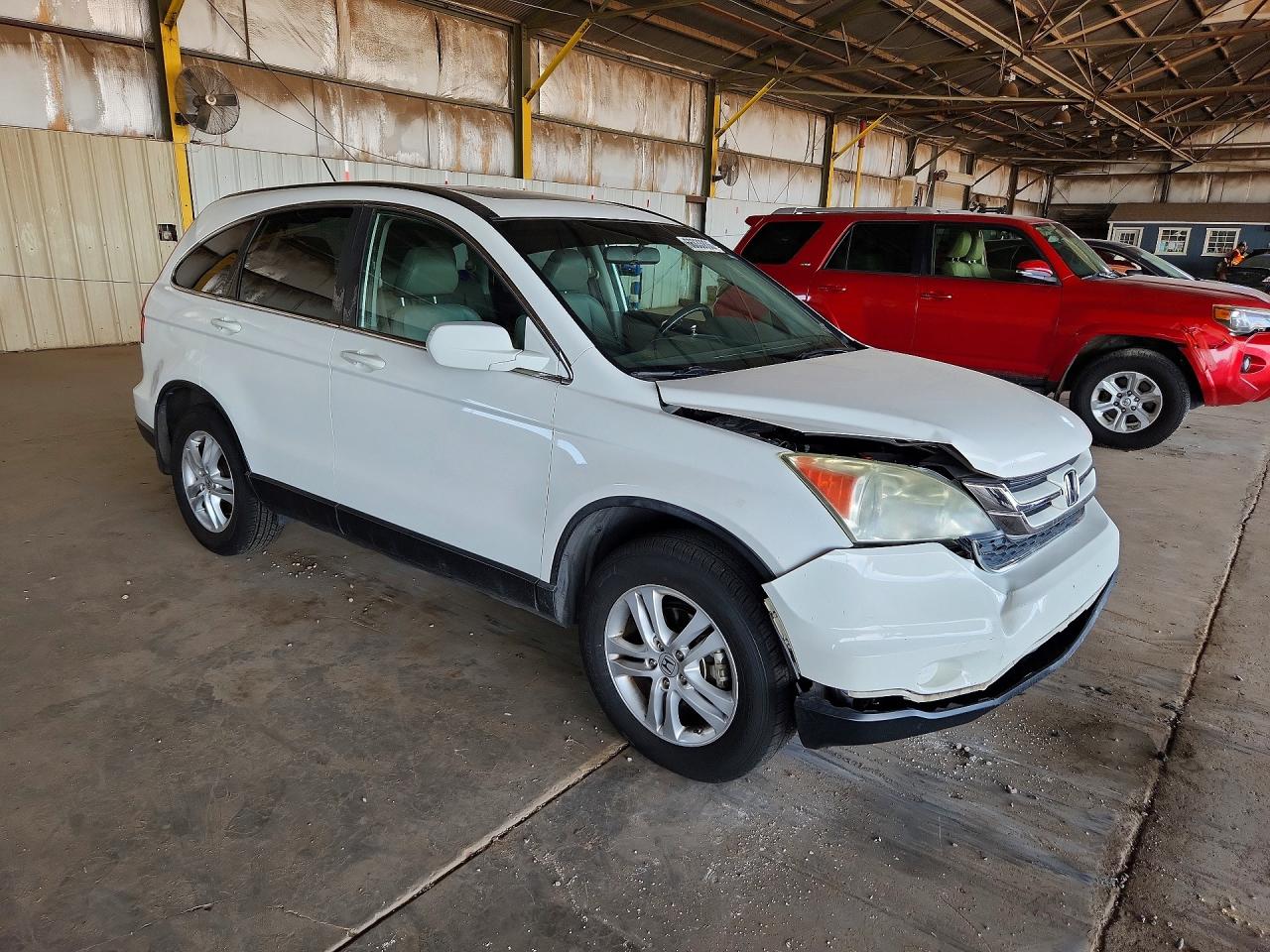 2011 Honda Cr-v Exl White vin: 5J6RE3H77BL008295