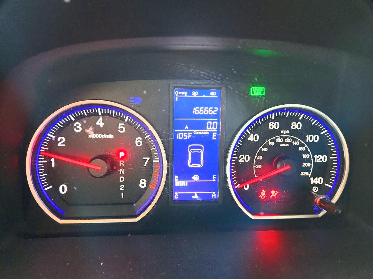 2011 Honda Cr-v Exl White vin: 5J6RE3H77BL008295