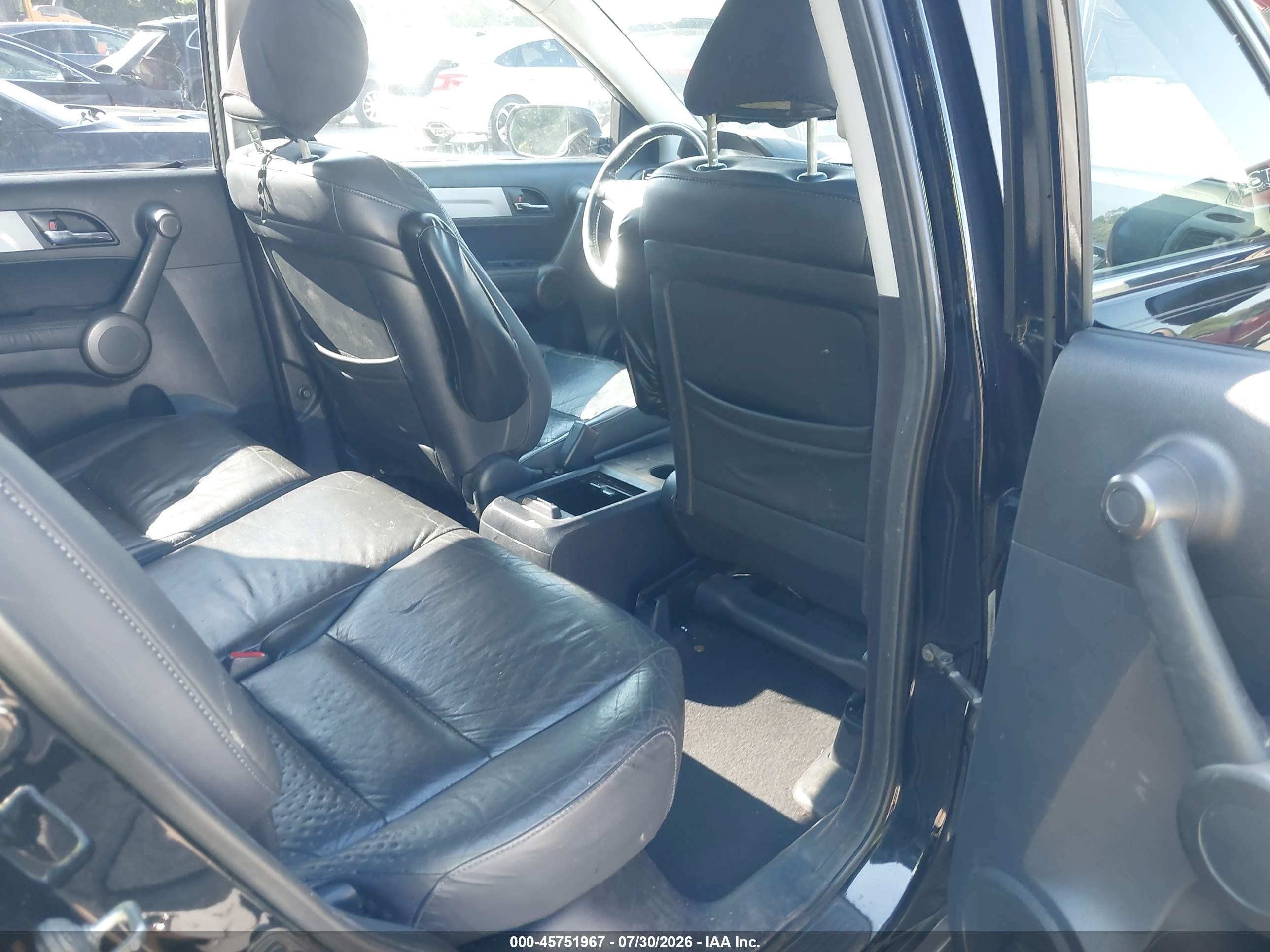 2011 Honda Cr-v Ex-l Black vin: 5J6RE3H77BL014145