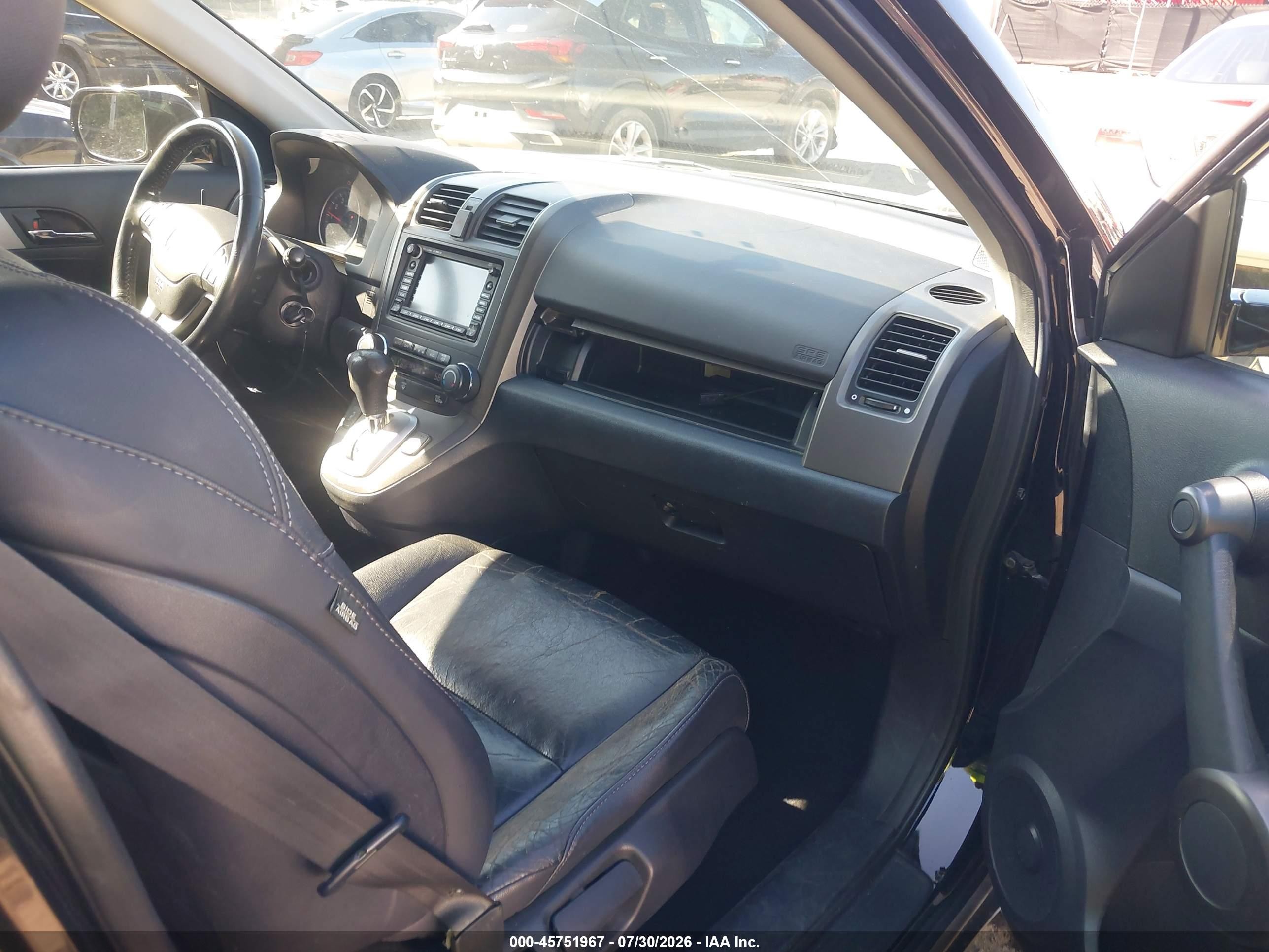 2011 Honda Cr-v Ex-l Black vin: 5J6RE3H77BL014145