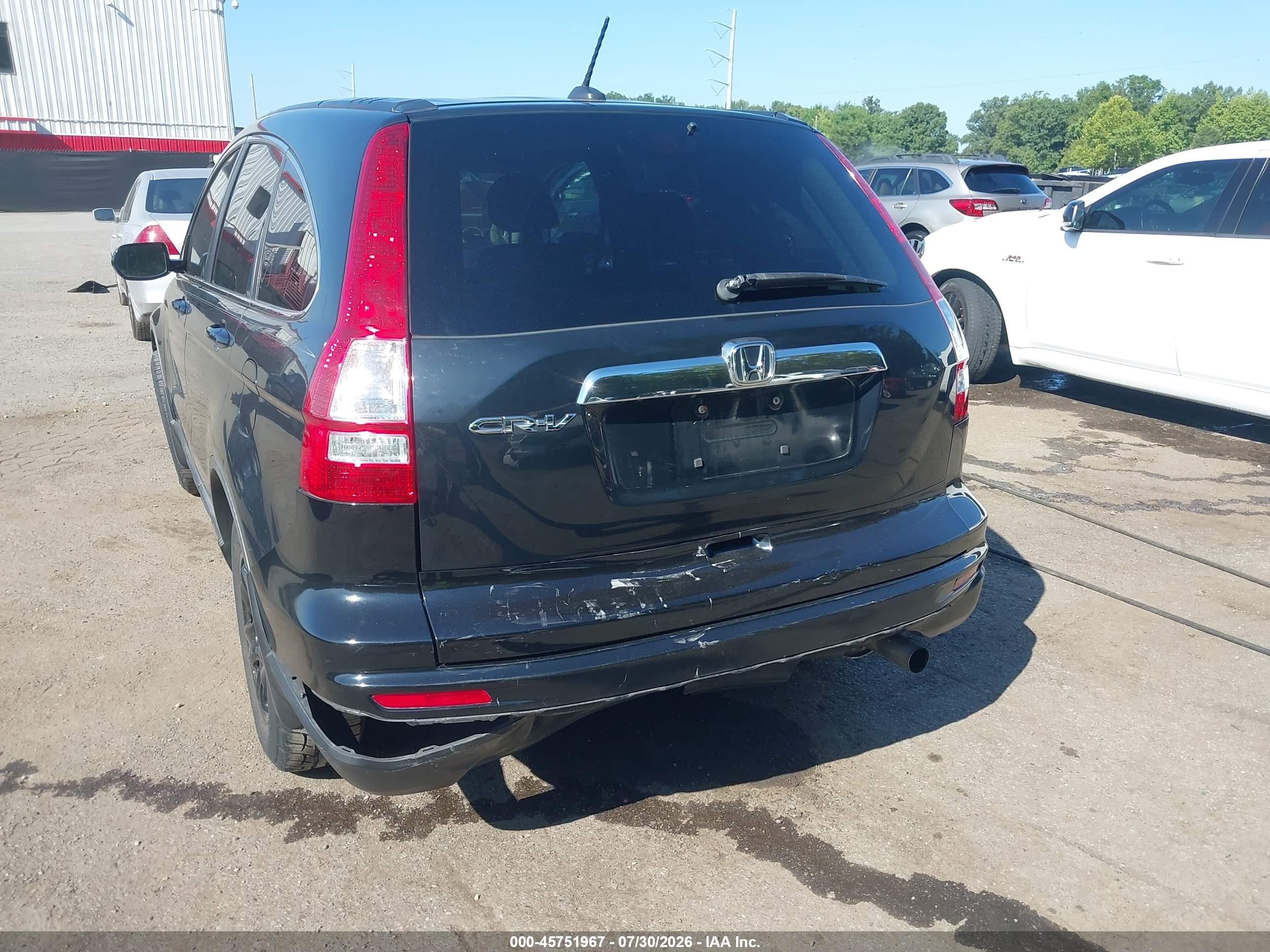 2011 Honda Cr-v Ex-l Black vin: 5J6RE3H77BL014145