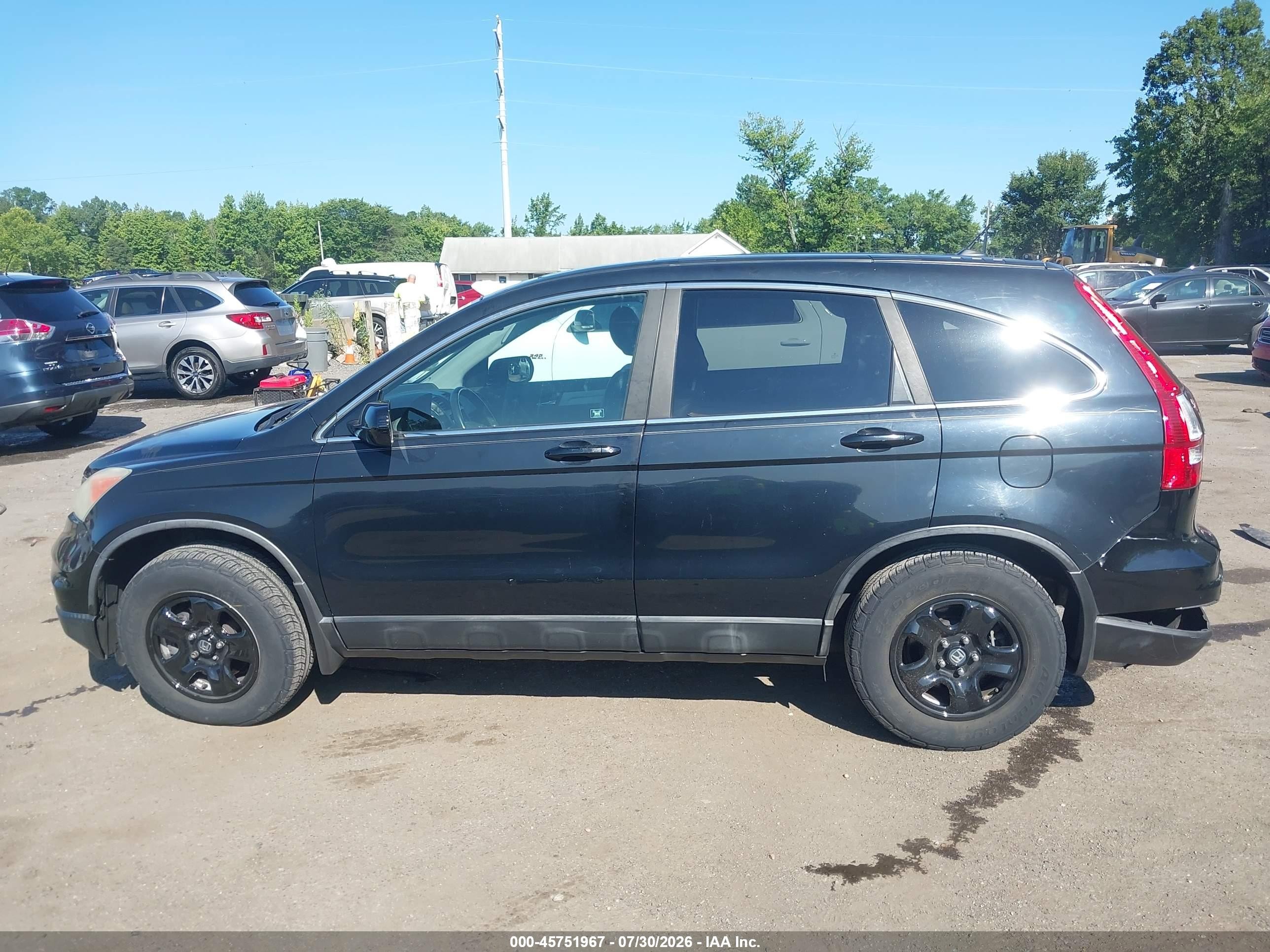 2011 Honda Cr-v Ex-l Black vin: 5J6RE3H77BL014145