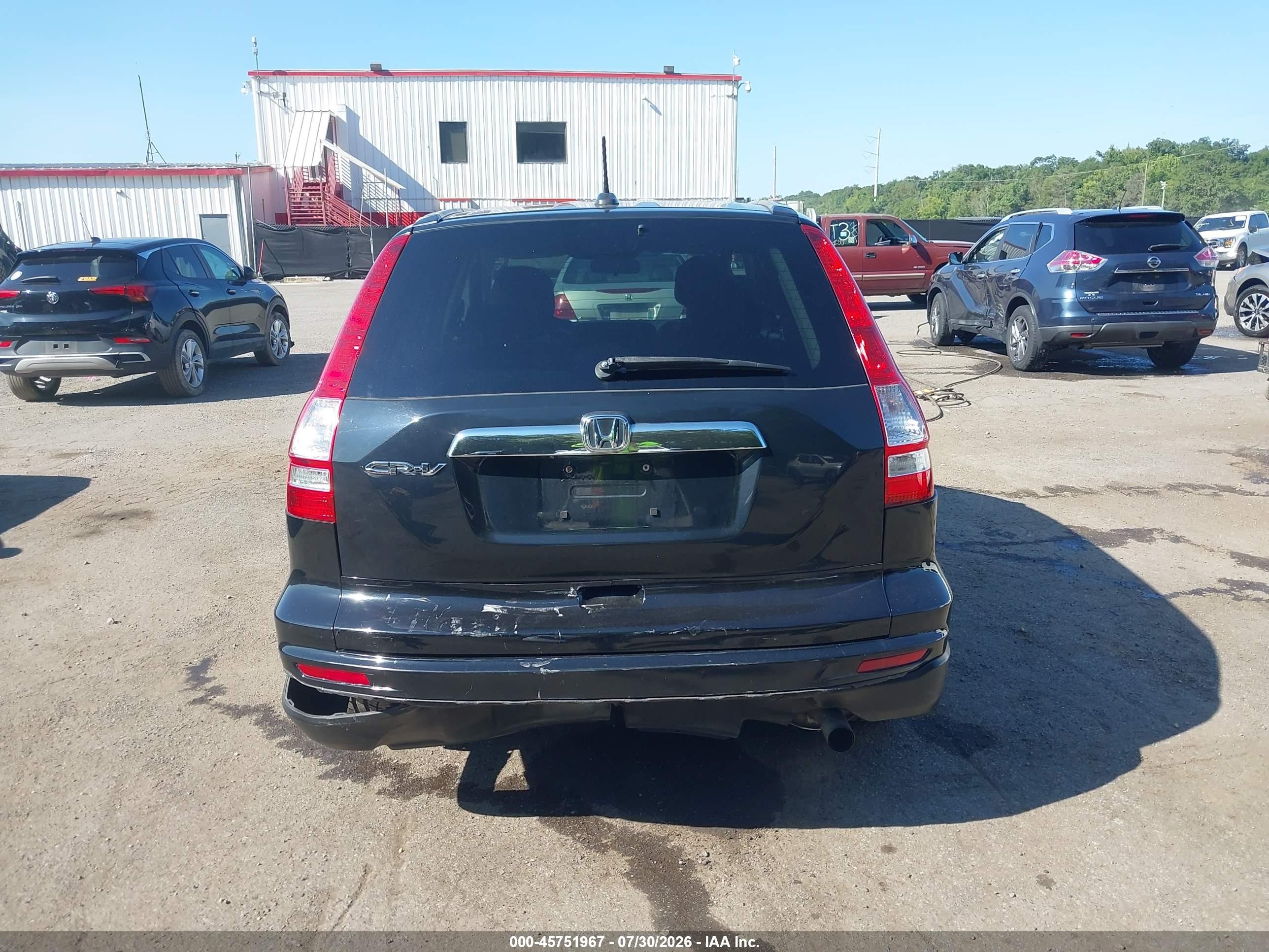 2011 Honda Cr-v Ex-l Black vin: 5J6RE3H77BL014145