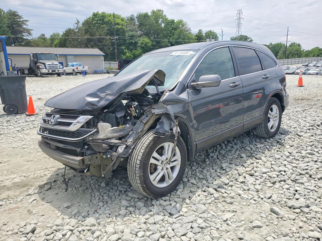 2011 Honda Cr-v Exl Charcoal vin: 5J6RE3H77BL022584
