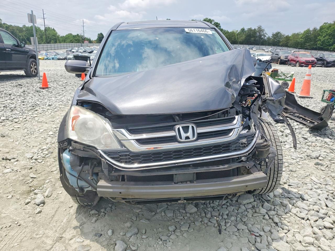 2011 Honda Cr-v Exl Charcoal vin: 5J6RE3H77BL022584