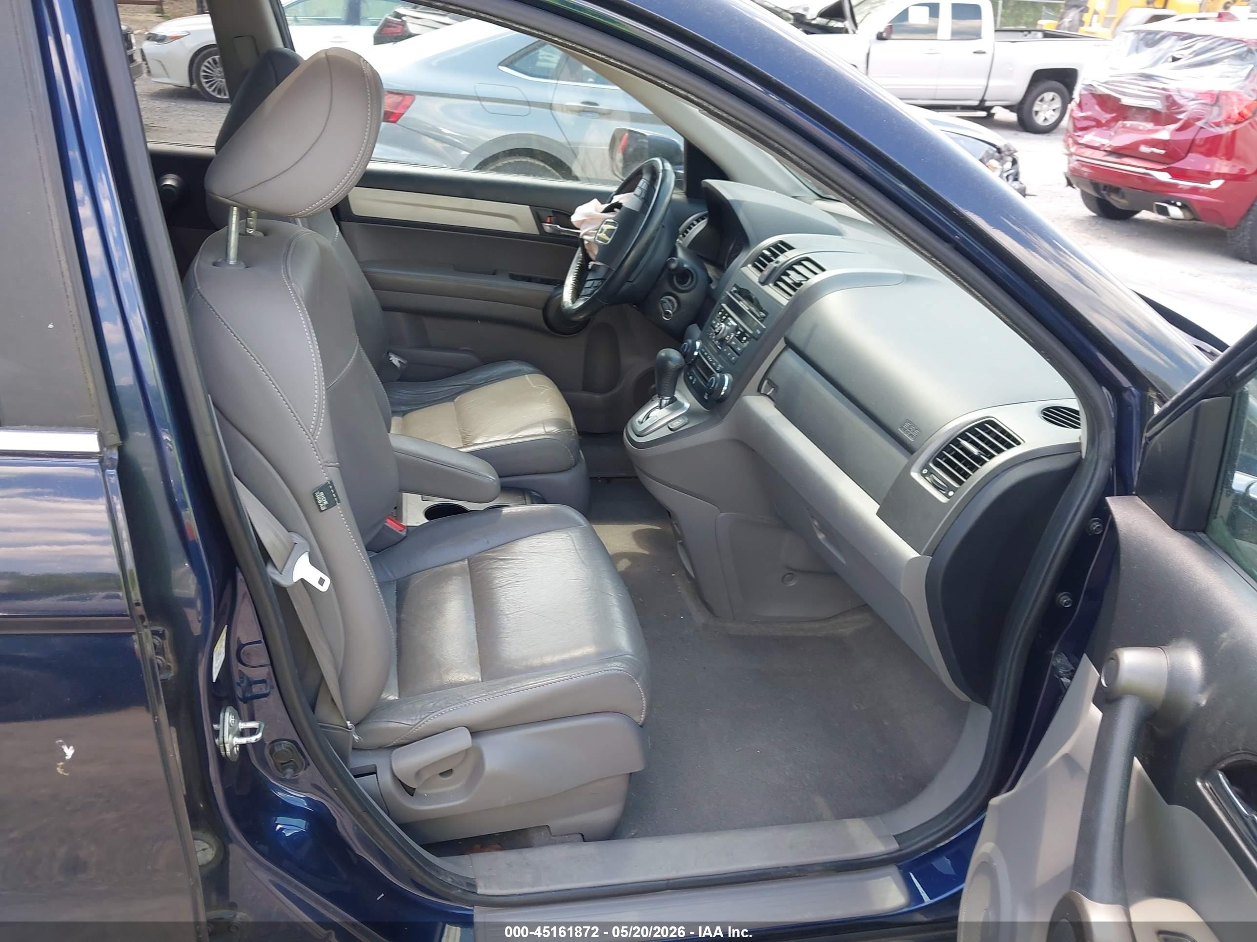 2011 Honda Cr-v Ex-l Blue vin: 5J6RE3H77BL024593