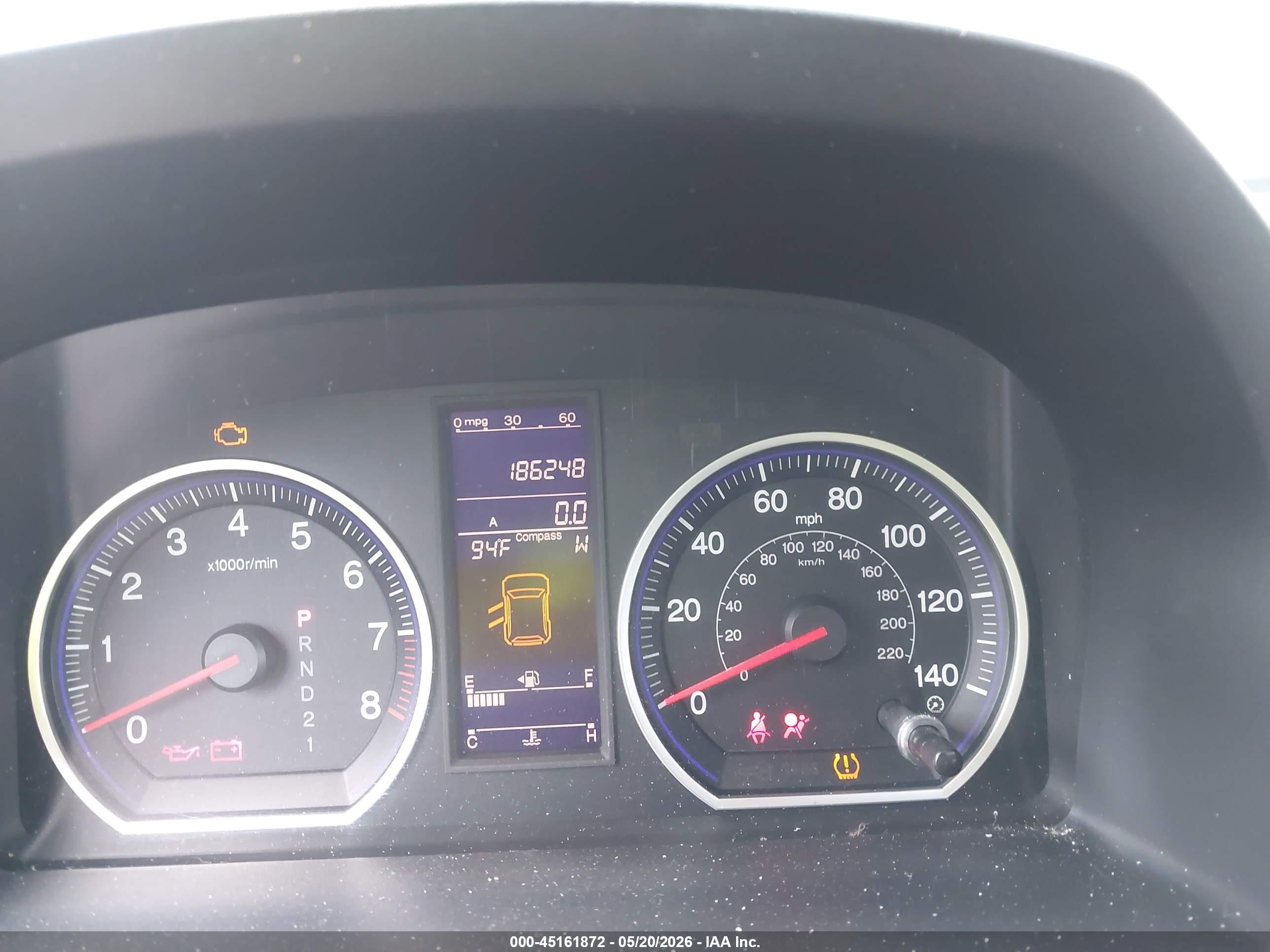2011 Honda Cr-v Ex-l Blue vin: 5J6RE3H77BL024593