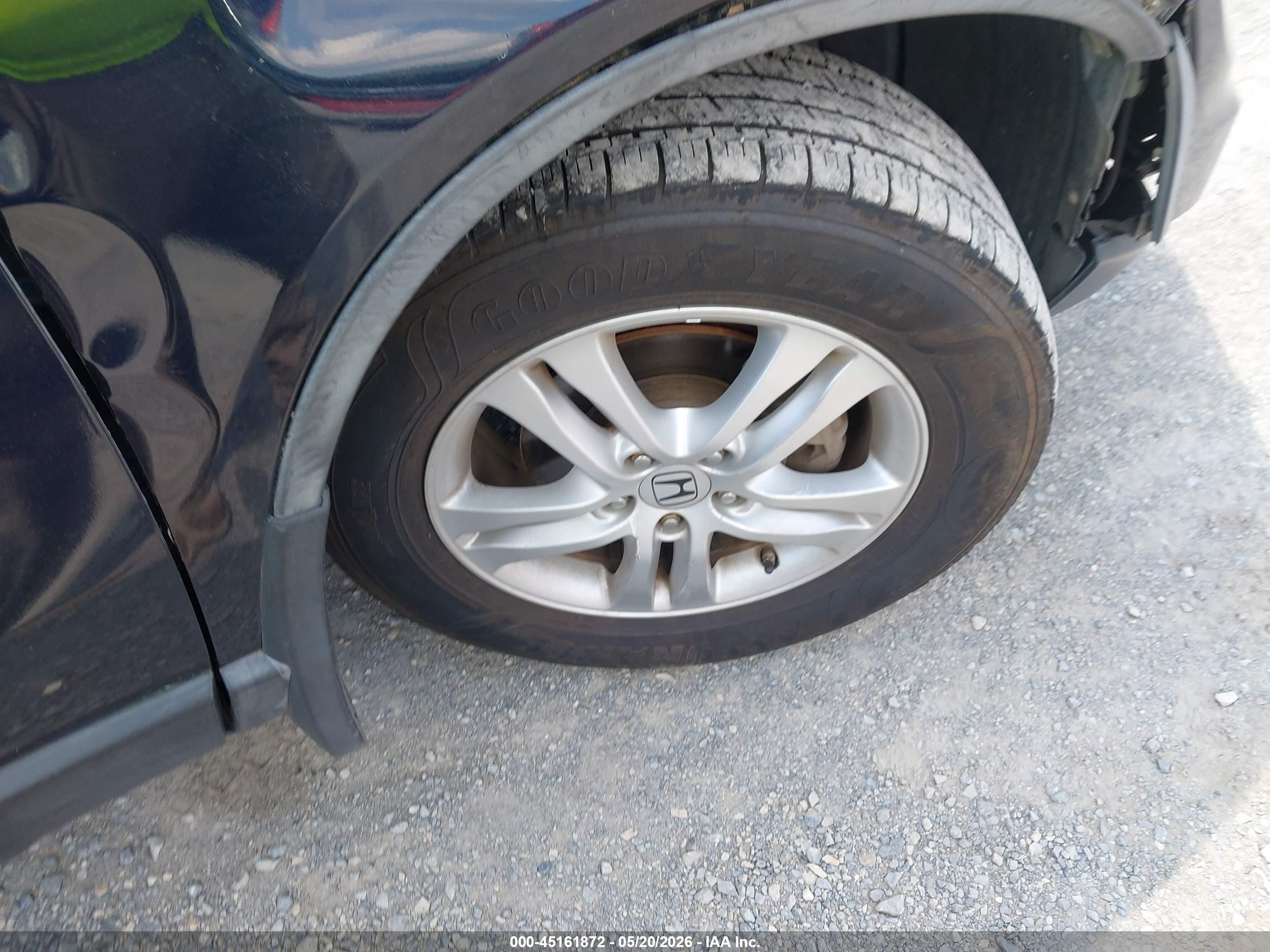 2011 Honda Cr-v Ex-l Blue vin: 5J6RE3H77BL024593