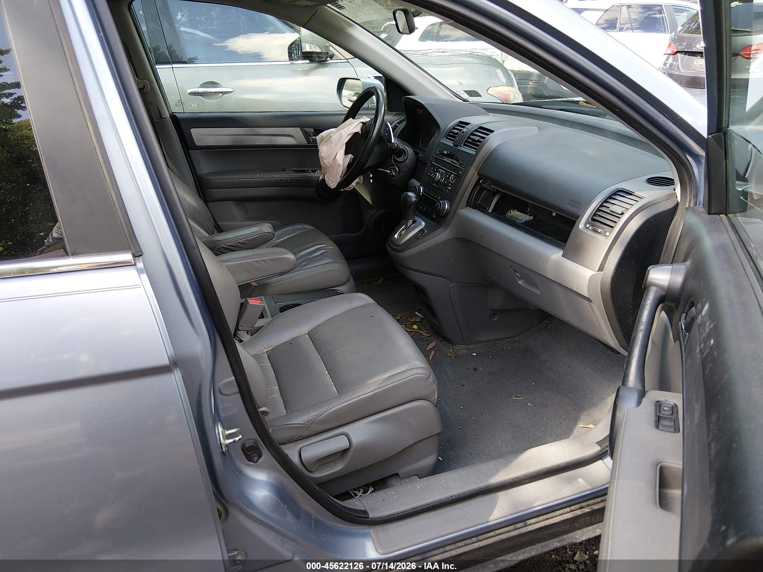 2011 Honda Cr-v Ex-l Blue vin: 5J6RE3H77BL028403