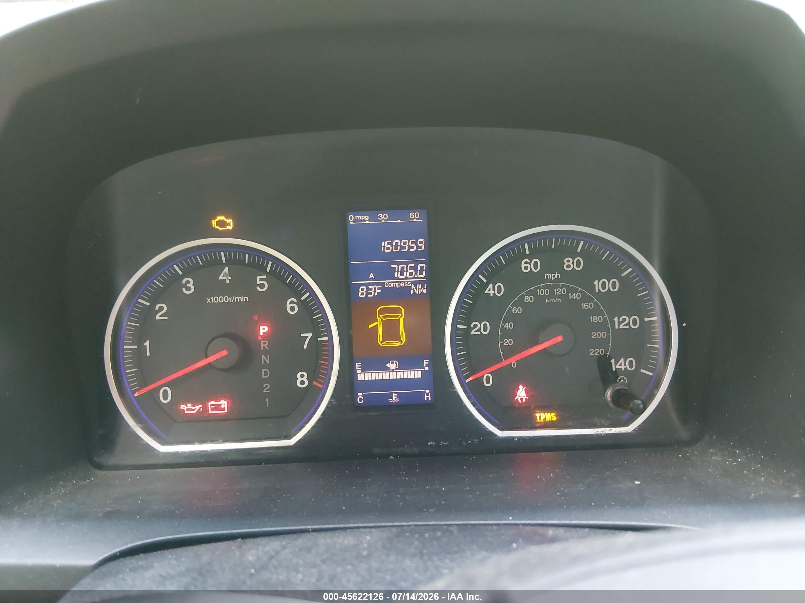 2011 Honda Cr-v Ex-l Blue vin: 5J6RE3H77BL028403