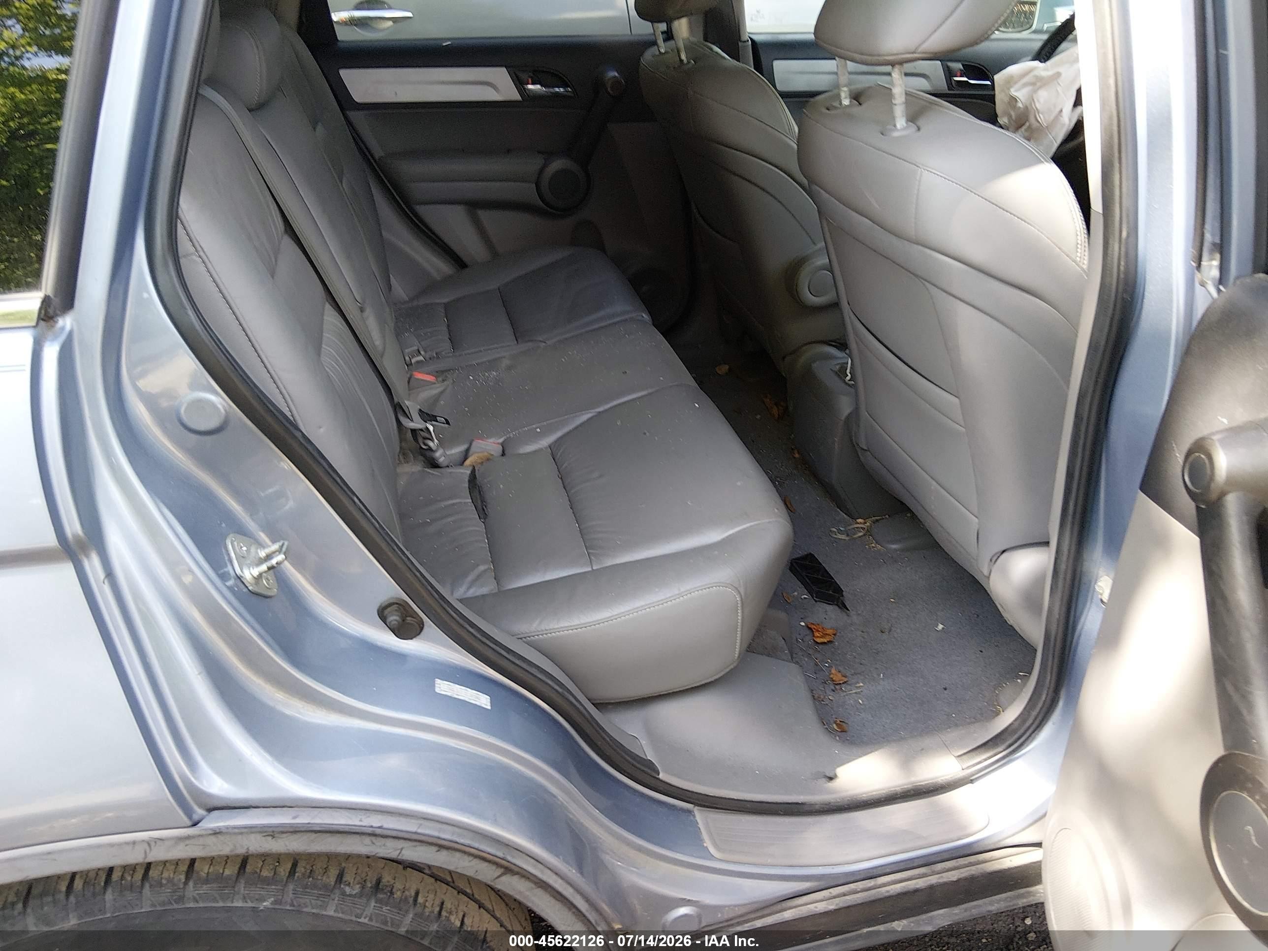 2011 Honda Cr-v Ex-l Blue vin: 5J6RE3H77BL028403