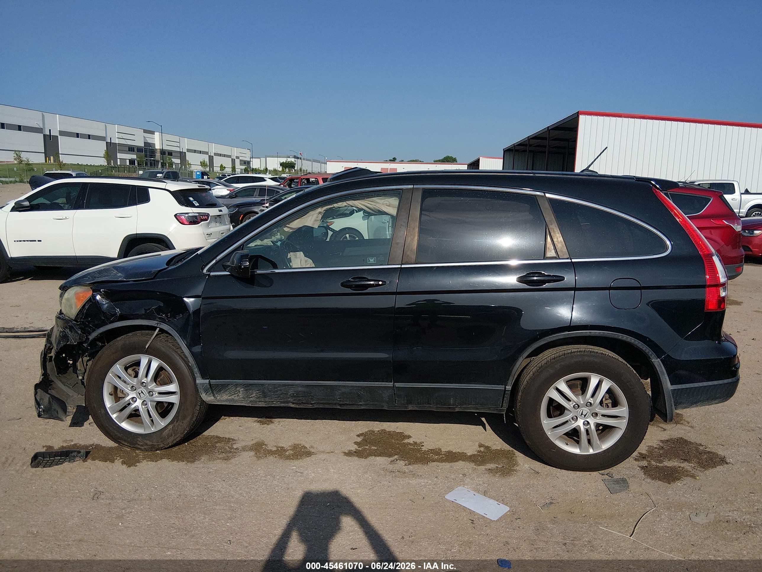 2011 Honda Cr-v Ex-l Black vin: 5J6RE3H77BL044536