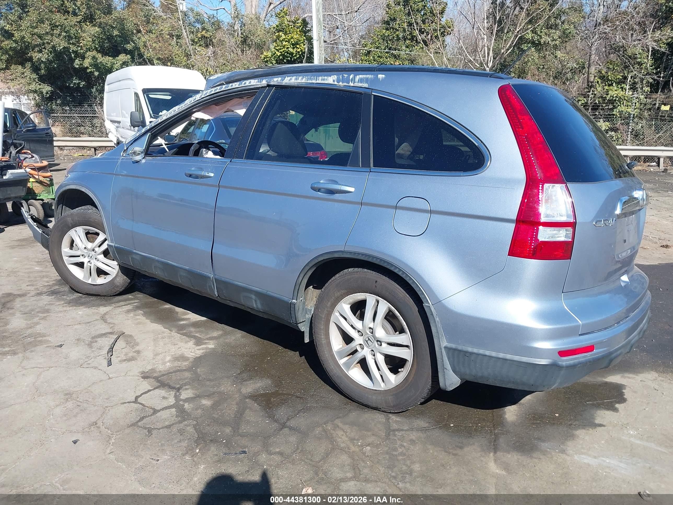 2011 Honda Cr-v Ex-l Синий vin: 5J6RE3H77BL060638