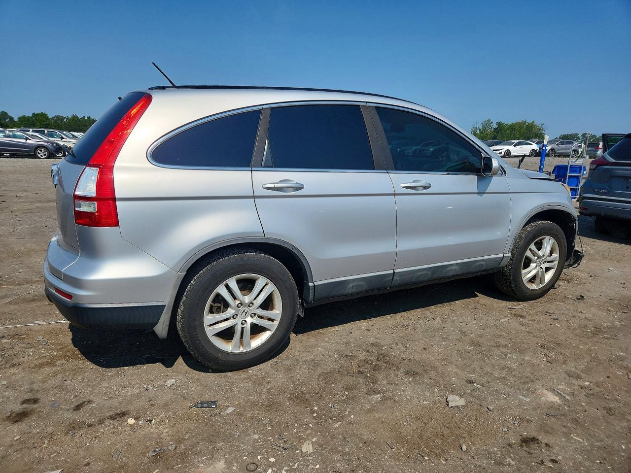 2010 Honda Crv Silver vin: 5J6RE3H78AL004898
