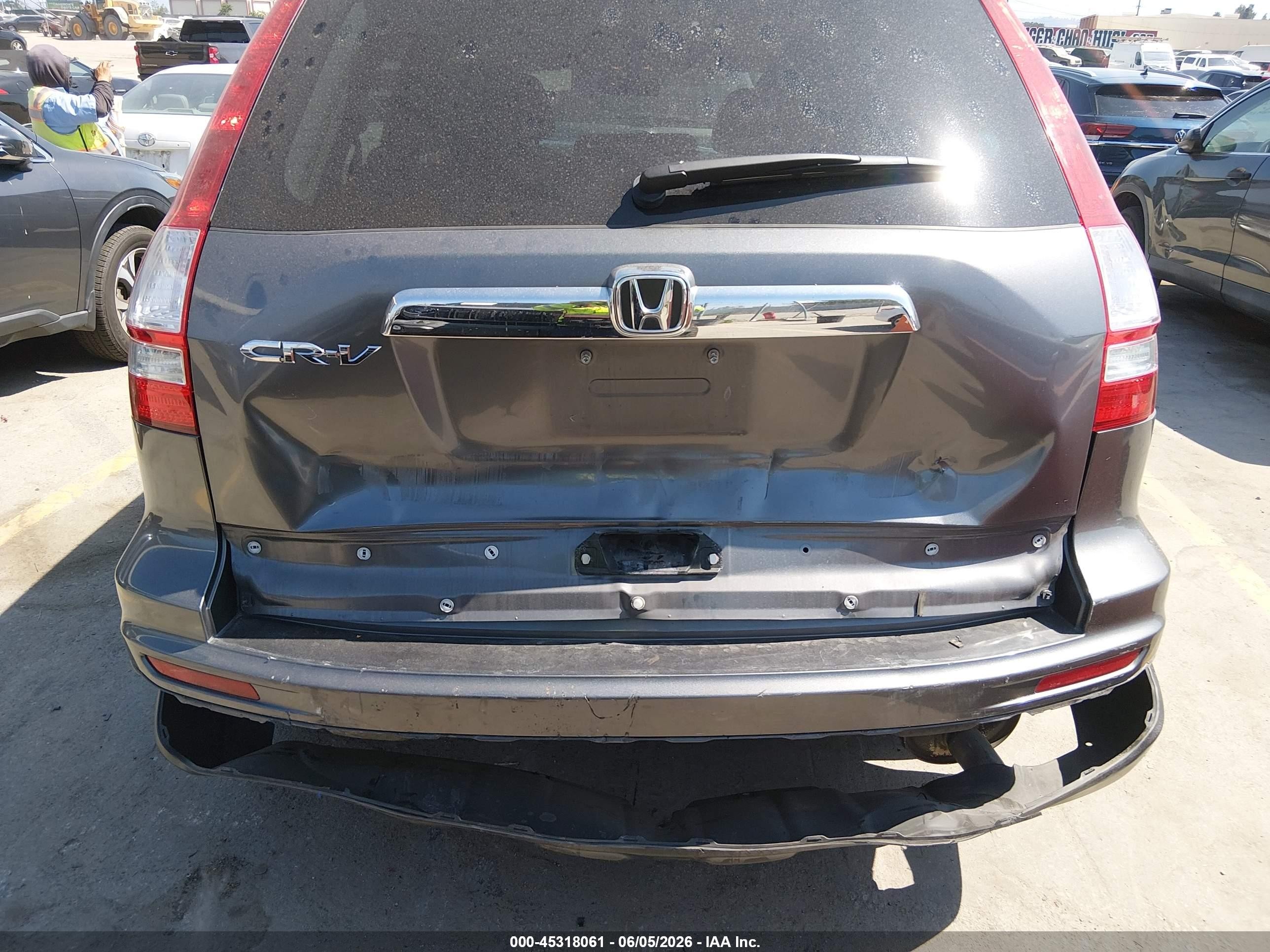 2010 Honda Cr-v Ex-l Gray vin: 5J6RE3H78AL008059