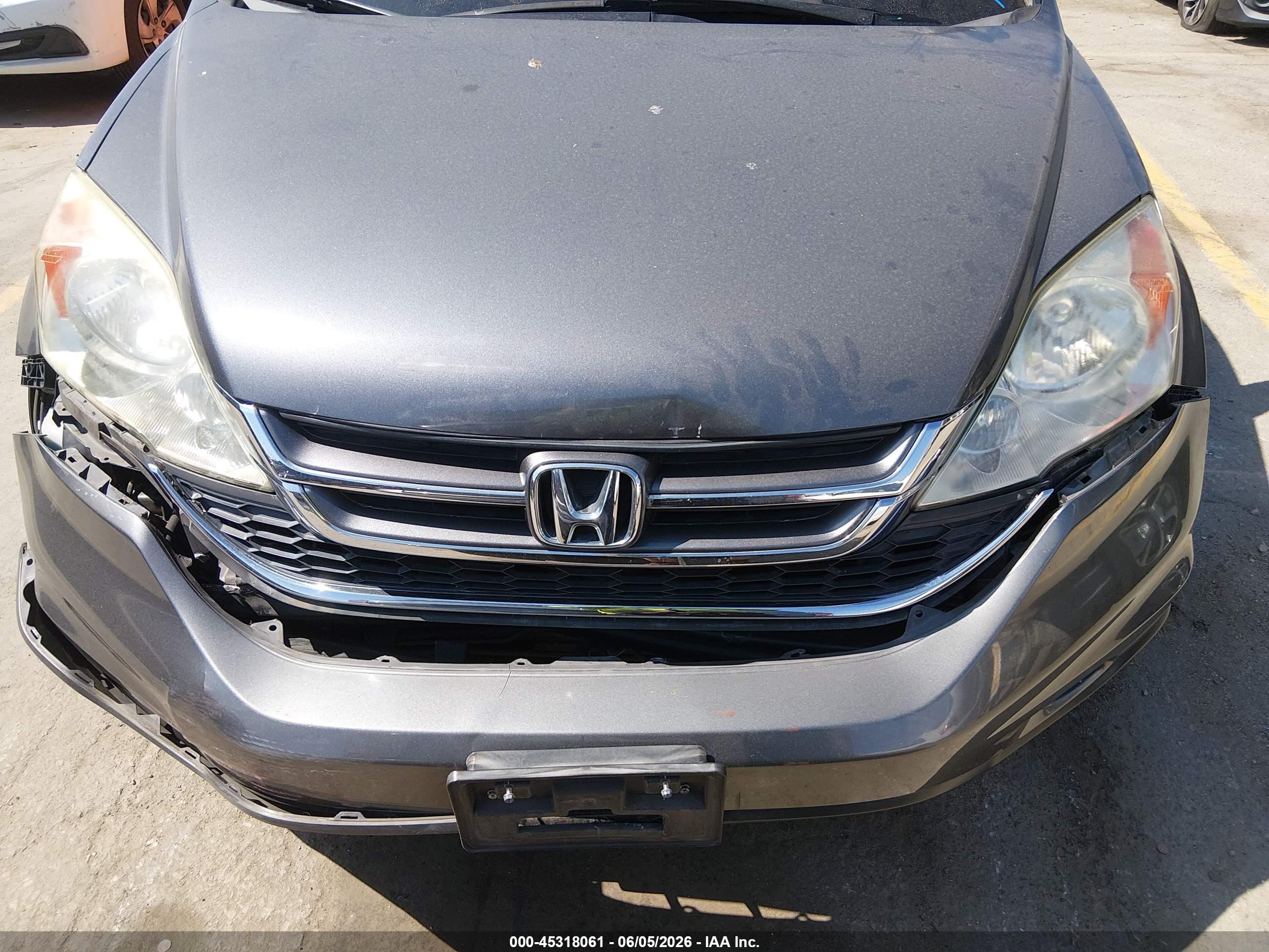 2010 Honda Cr-v Ex-l Gray vin: 5J6RE3H78AL008059