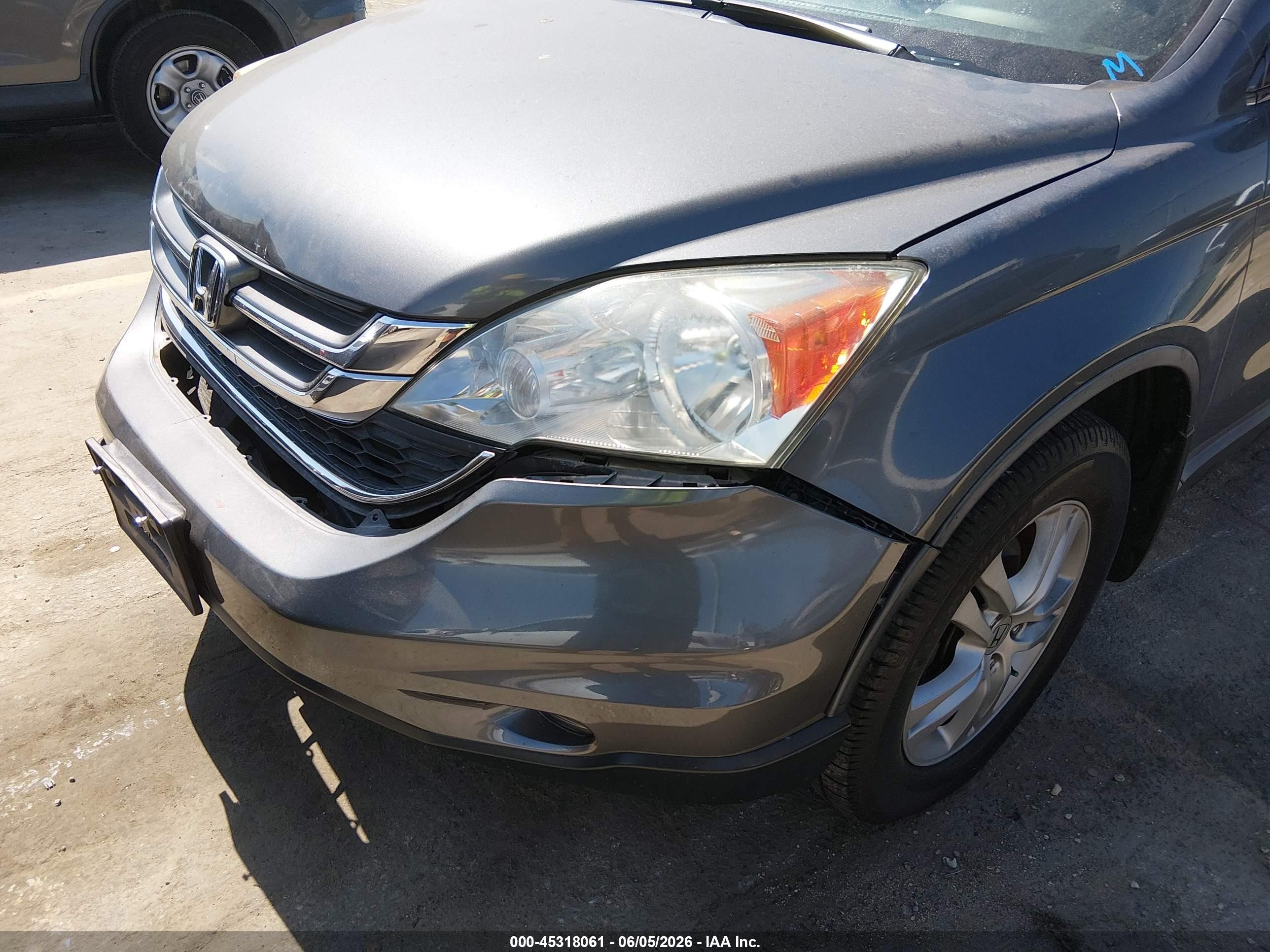 2010 Honda Cr-v Ex-l Gray vin: 5J6RE3H78AL008059