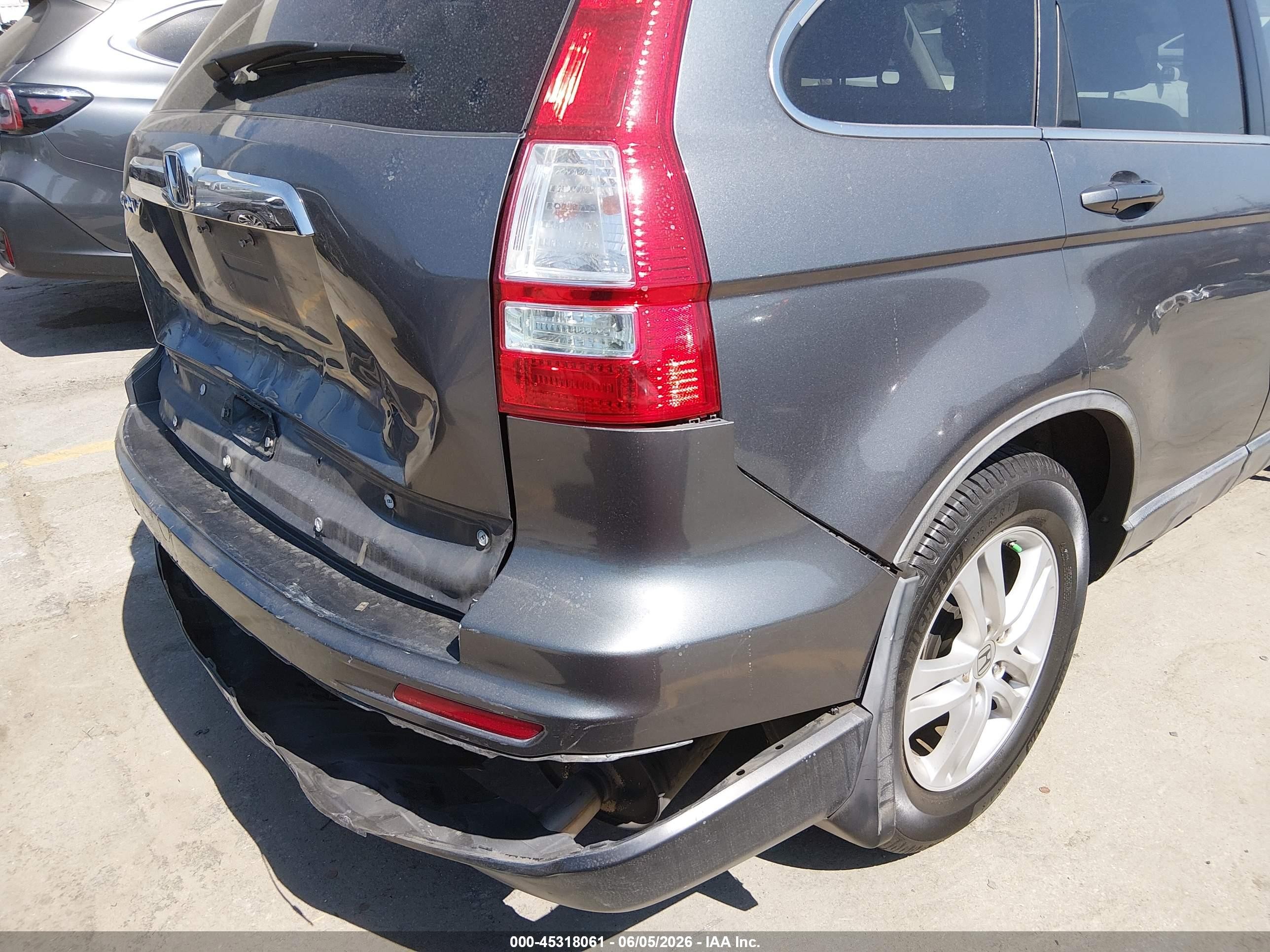 2010 Honda Cr-v Ex-l Gray vin: 5J6RE3H78AL008059