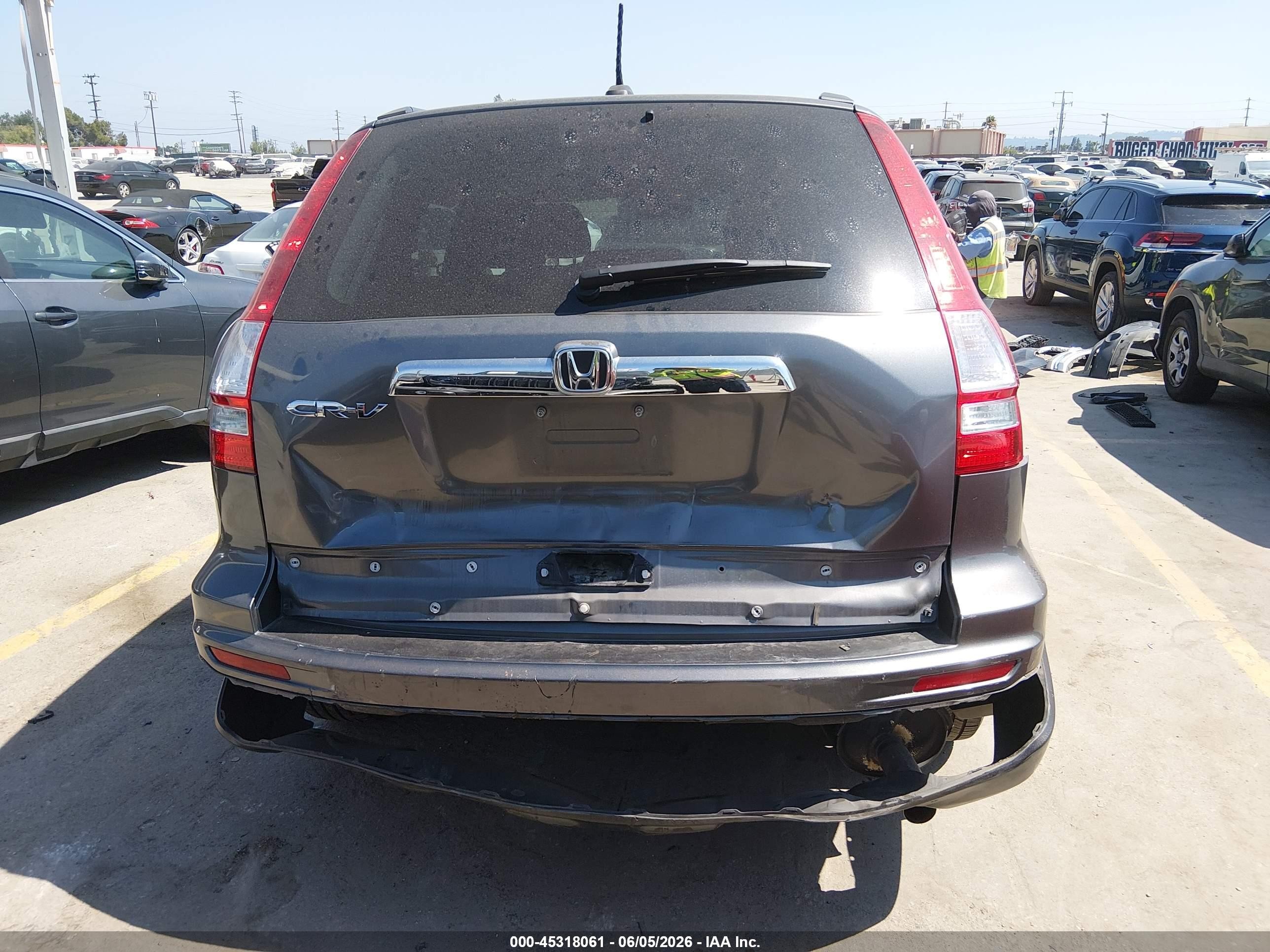 2010 Honda Cr-v Ex-l Gray vin: 5J6RE3H78AL008059