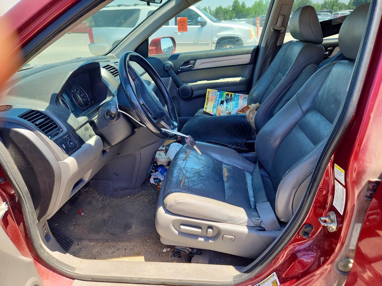2010 Honda Cr-v Exl Burgundy vin: 5J6RE3H78AL021555