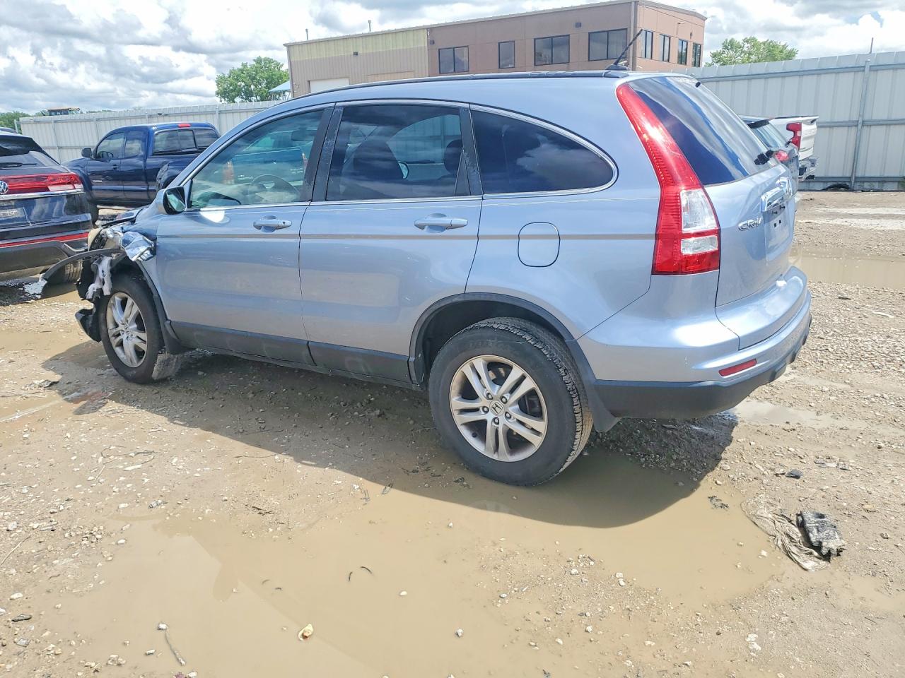 2010 Honda Cr-v Exl Blue vin: 5J6RE3H78AL023242