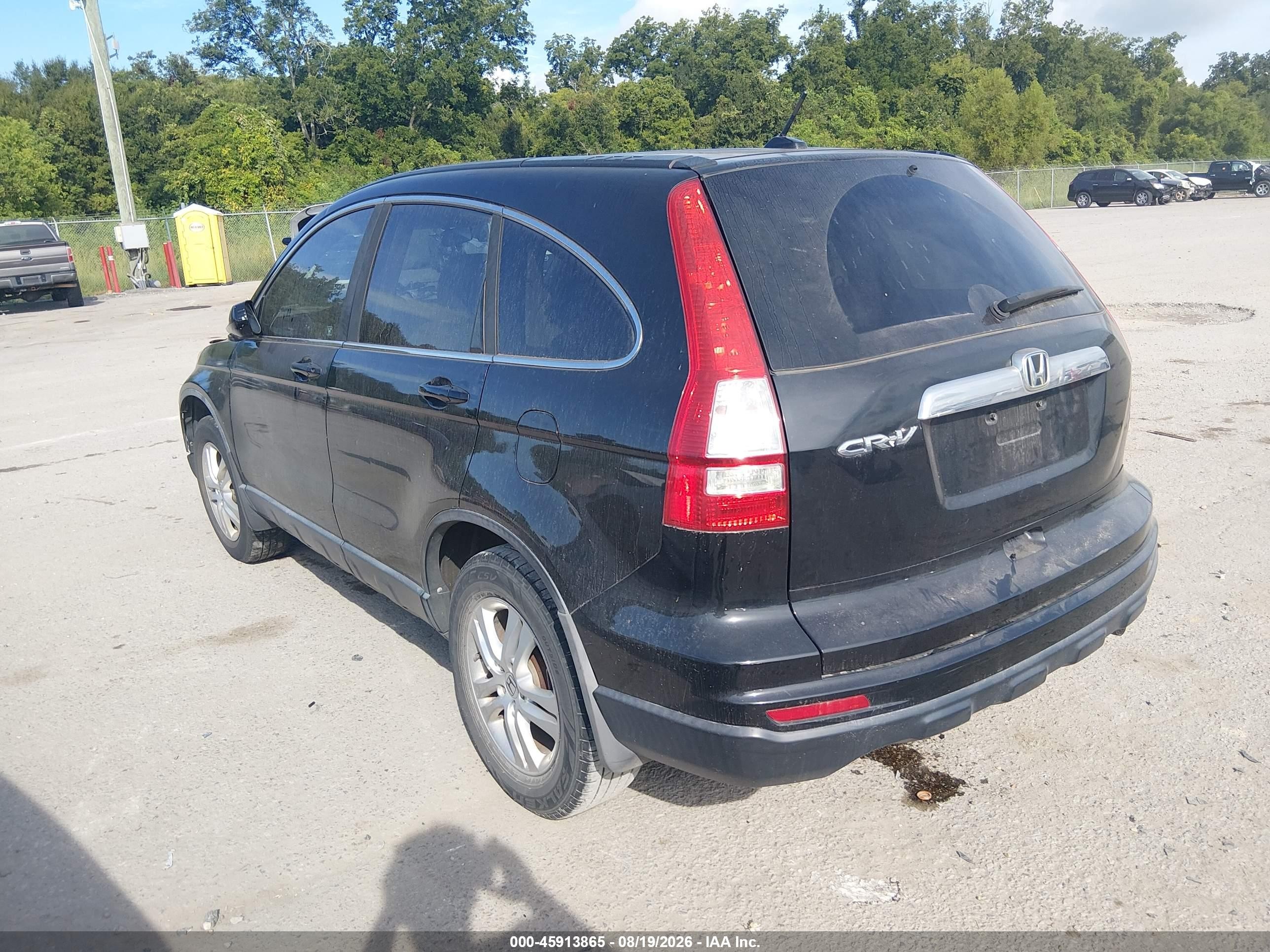 2010 Honda Cr-v Ex-l Black vin: 5J6RE3H78AL029543