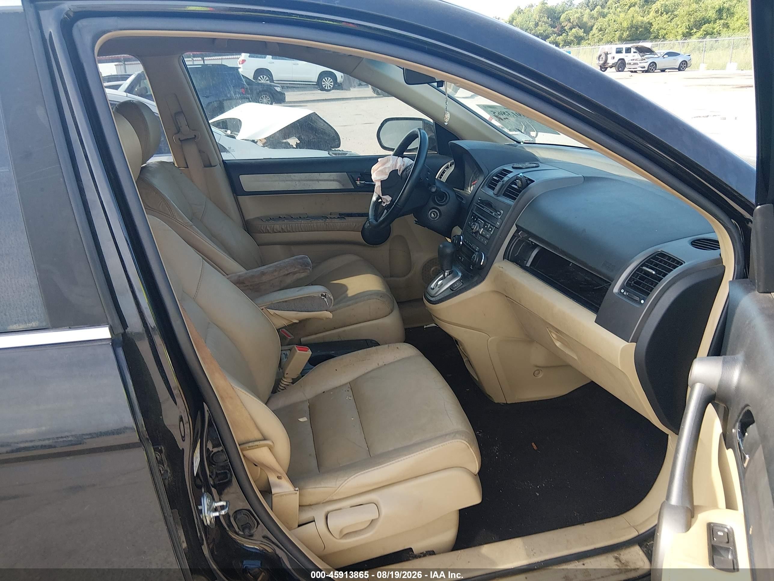 2010 Honda Cr-v Ex-l Black vin: 5J6RE3H78AL029543