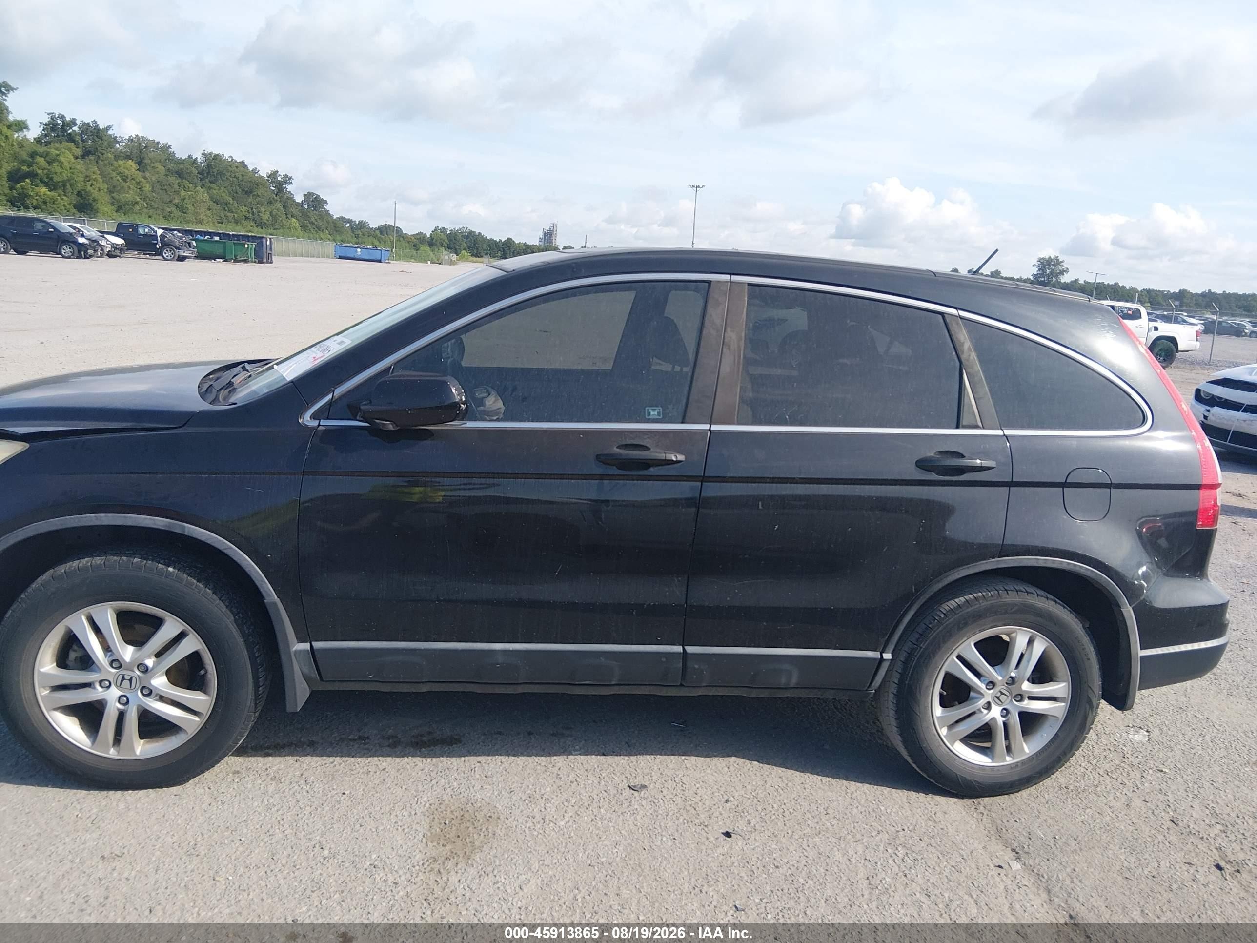 2010 Honda Cr-v Ex-l Black vin: 5J6RE3H78AL029543