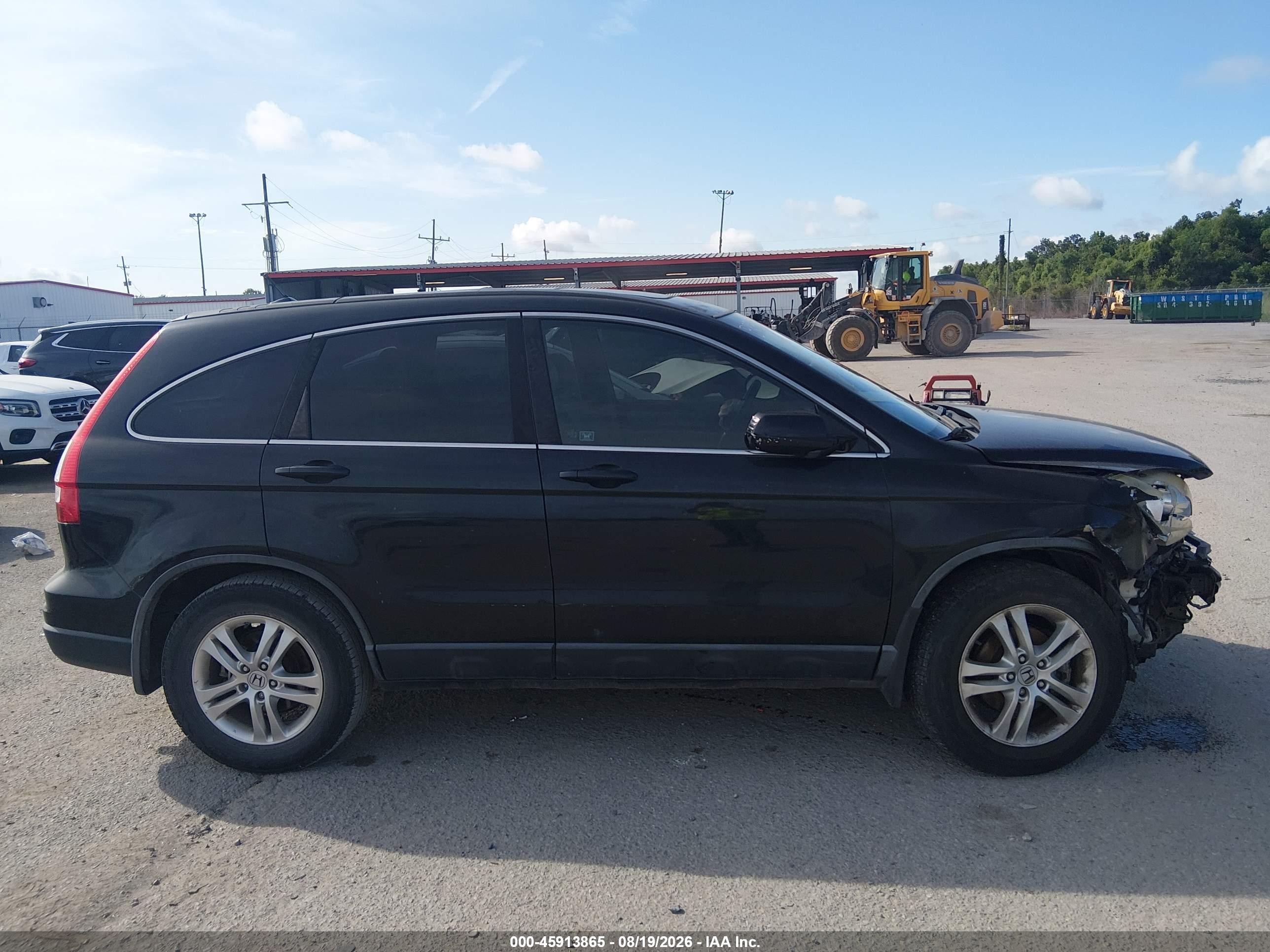 2010 Honda Cr-v Ex-l Black vin: 5J6RE3H78AL029543