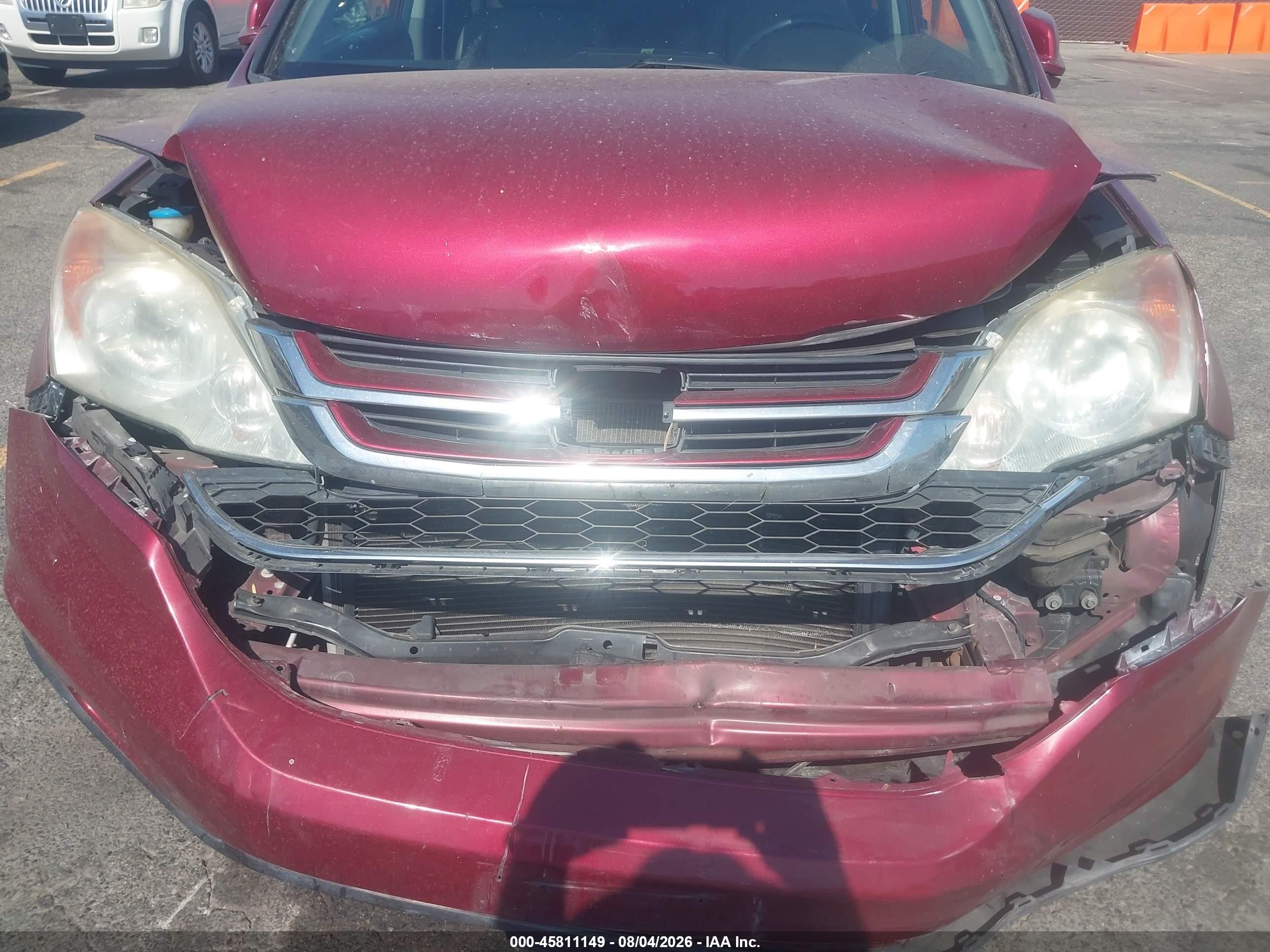 2010 Honda Cr-v Ex-l Maroon vin: 5J6RE3H78AL039411