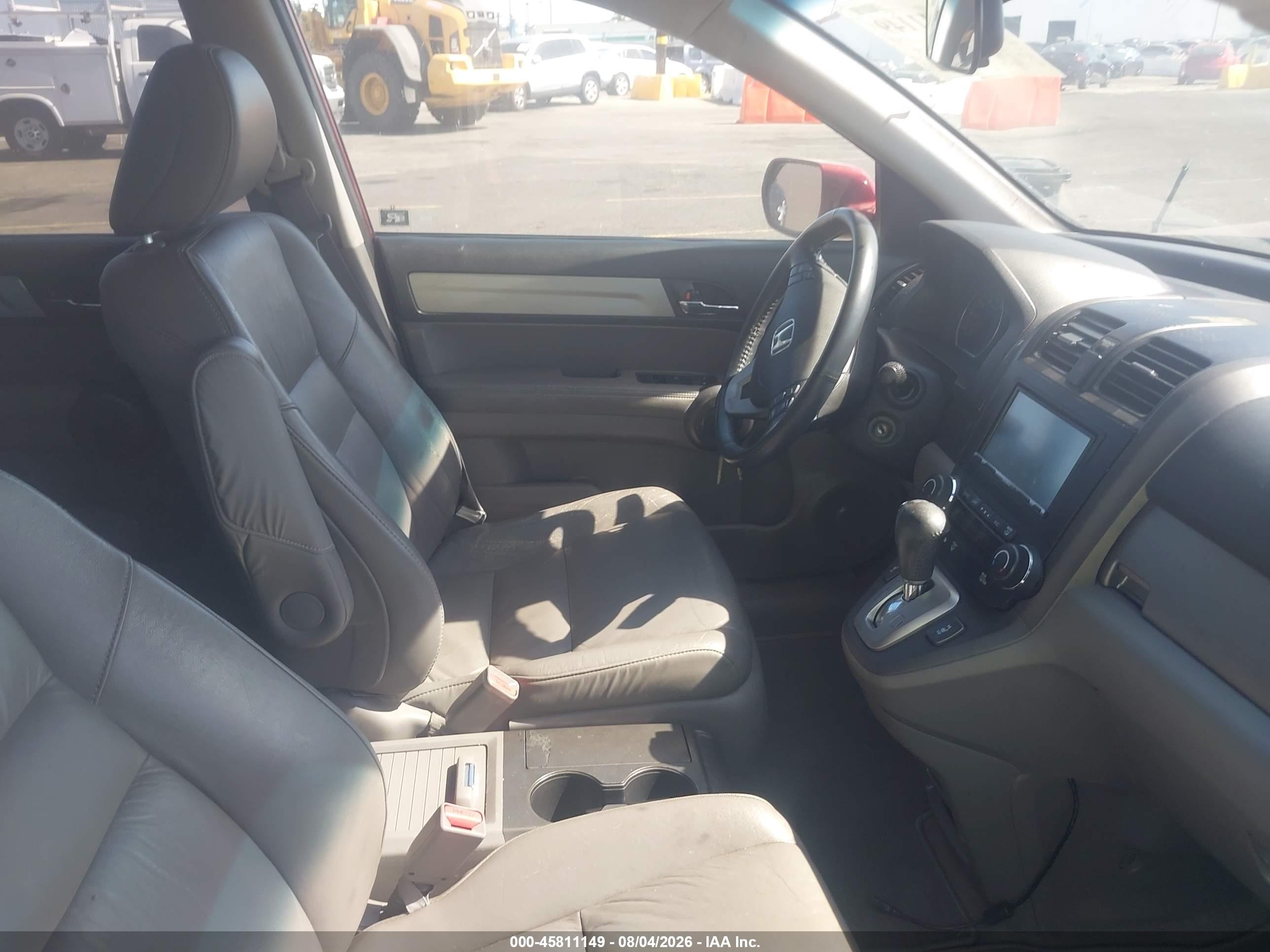 2010 Honda Cr-v Ex-l Maroon vin: 5J6RE3H78AL039411