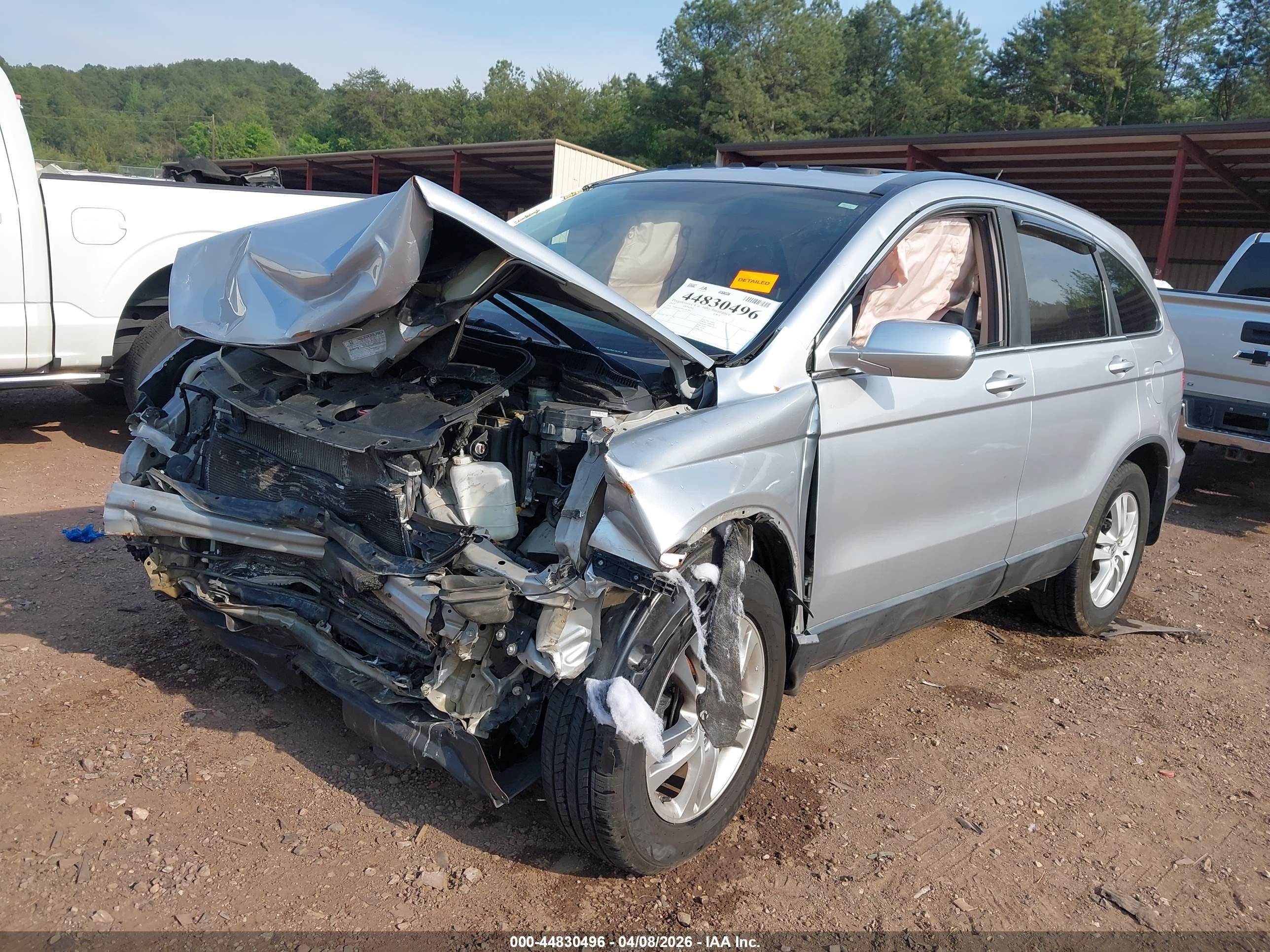 2010 Honda Cr-v Ex-l Silver vin: 5J6RE3H78AL047914