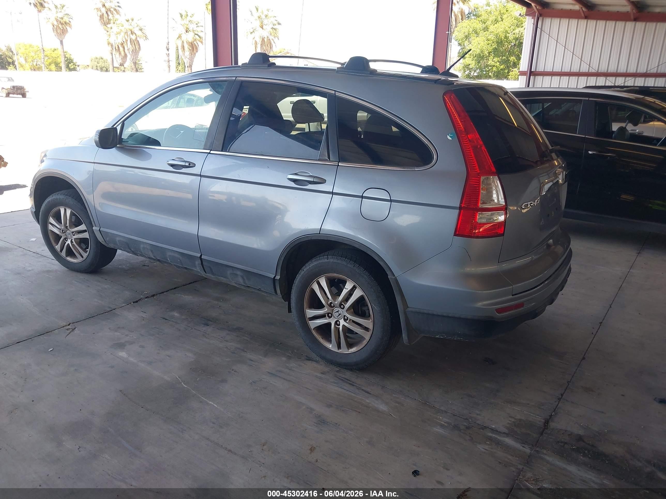 2011 Honda Cr-v Ex-l Light Blue vin: 5J6RE3H78BL022769