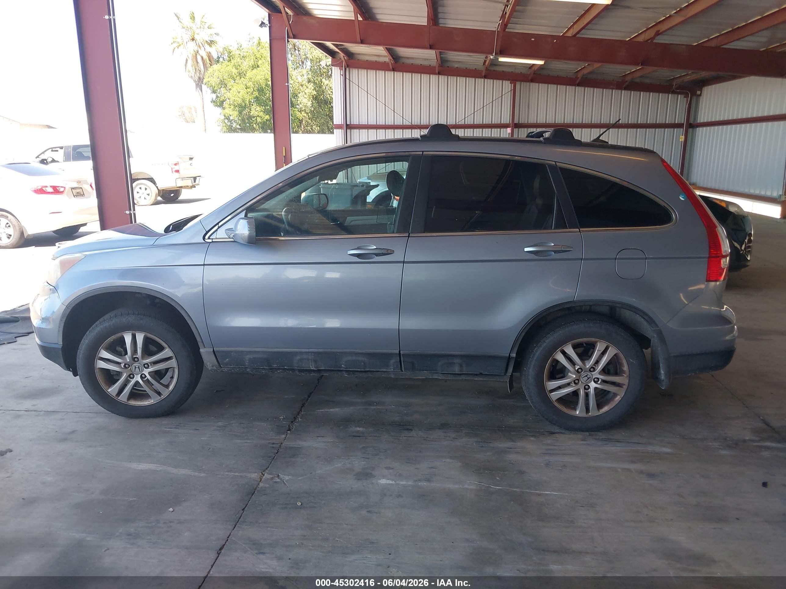 2011 Honda Cr-v Ex-l Light Blue vin: 5J6RE3H78BL022769