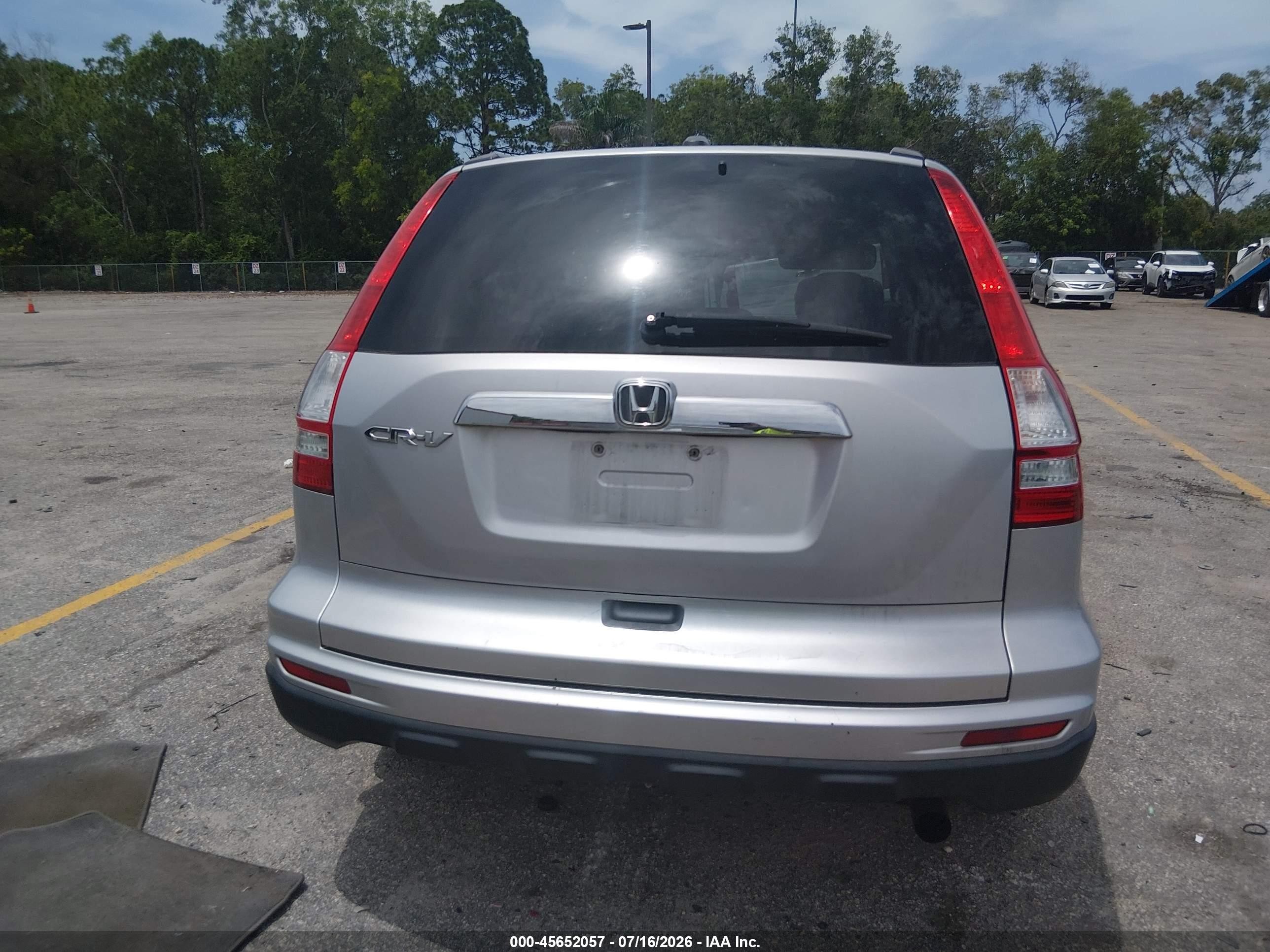 2011 Honda Cr-v Ex-l Silver vin: 5J6RE3H78BL031861