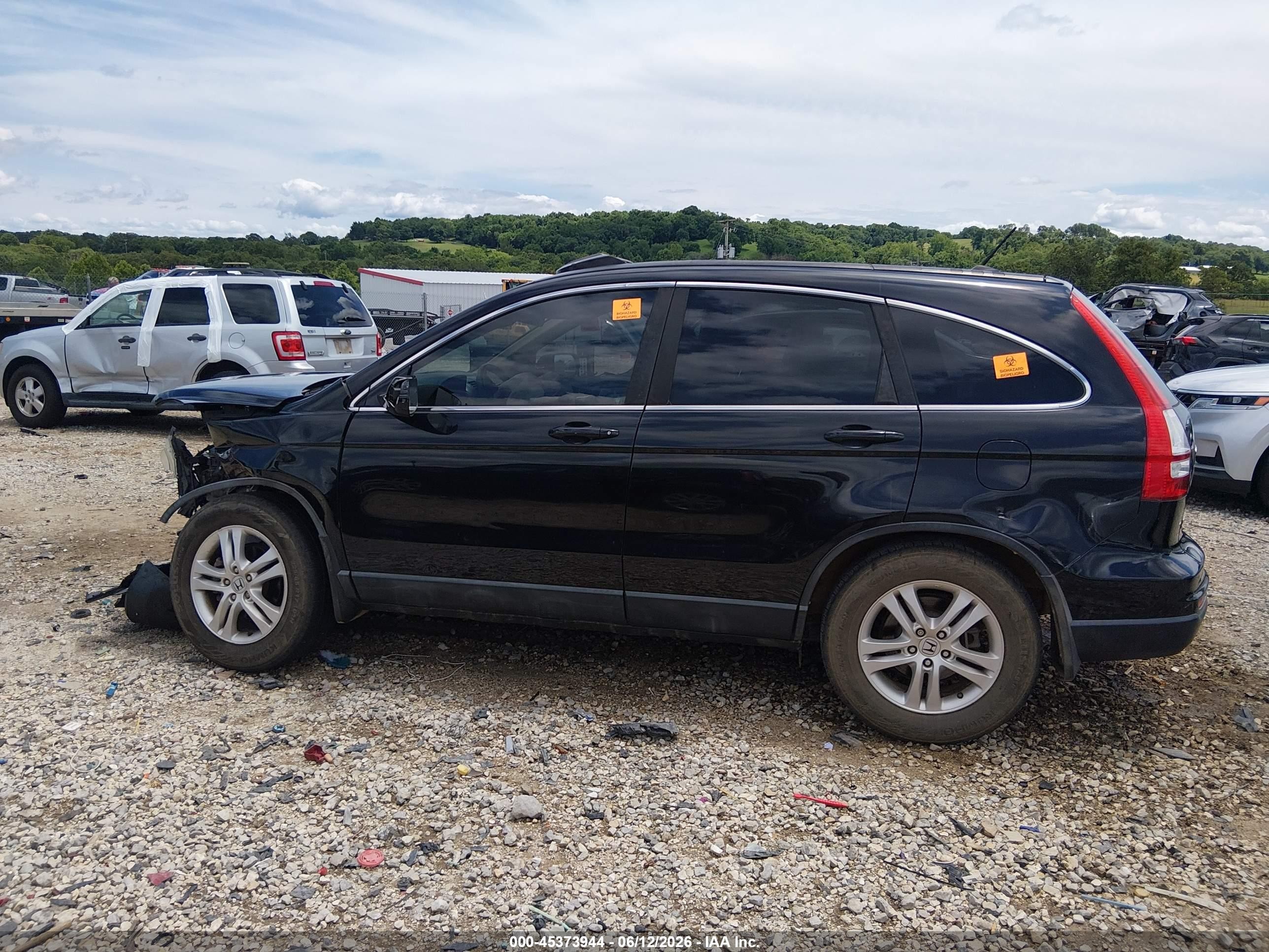 2011 Honda Cr-v Ex-l Black vin: 5J6RE3H78BL051382