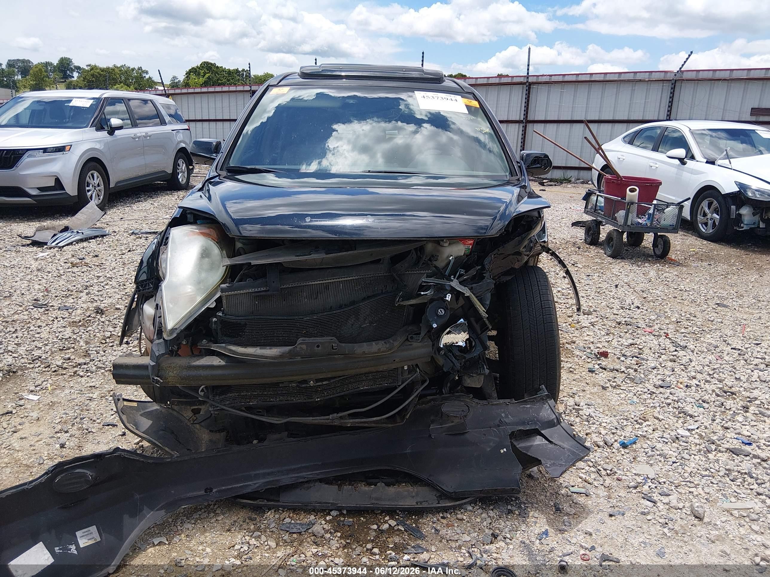 2011 Honda Cr-v Ex-l Black vin: 5J6RE3H78BL051382