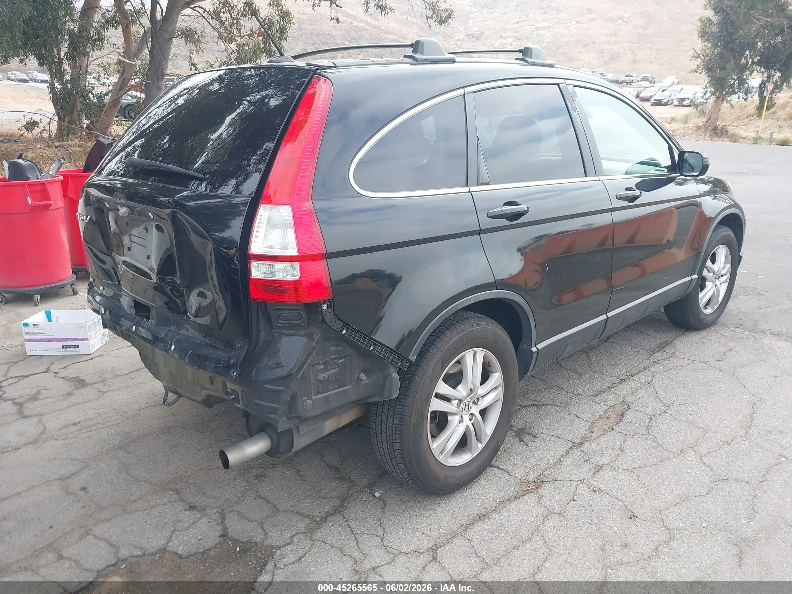 2010 Honda Cr-v Ex-l Black vin: 5J6RE3H79AL018406