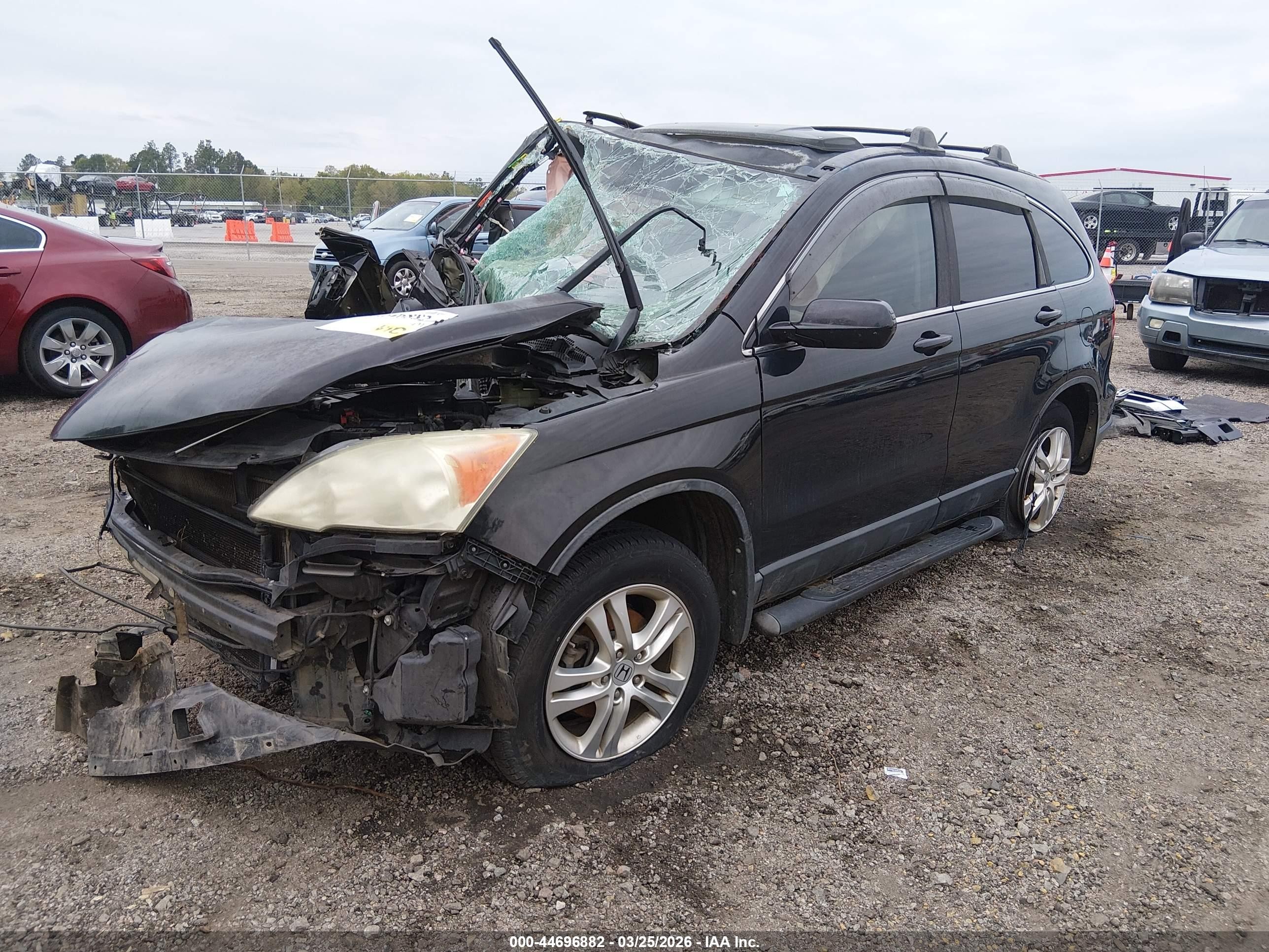 2010 Honda Cr-v Ex-l Black vin: 5J6RE3H79AL032399