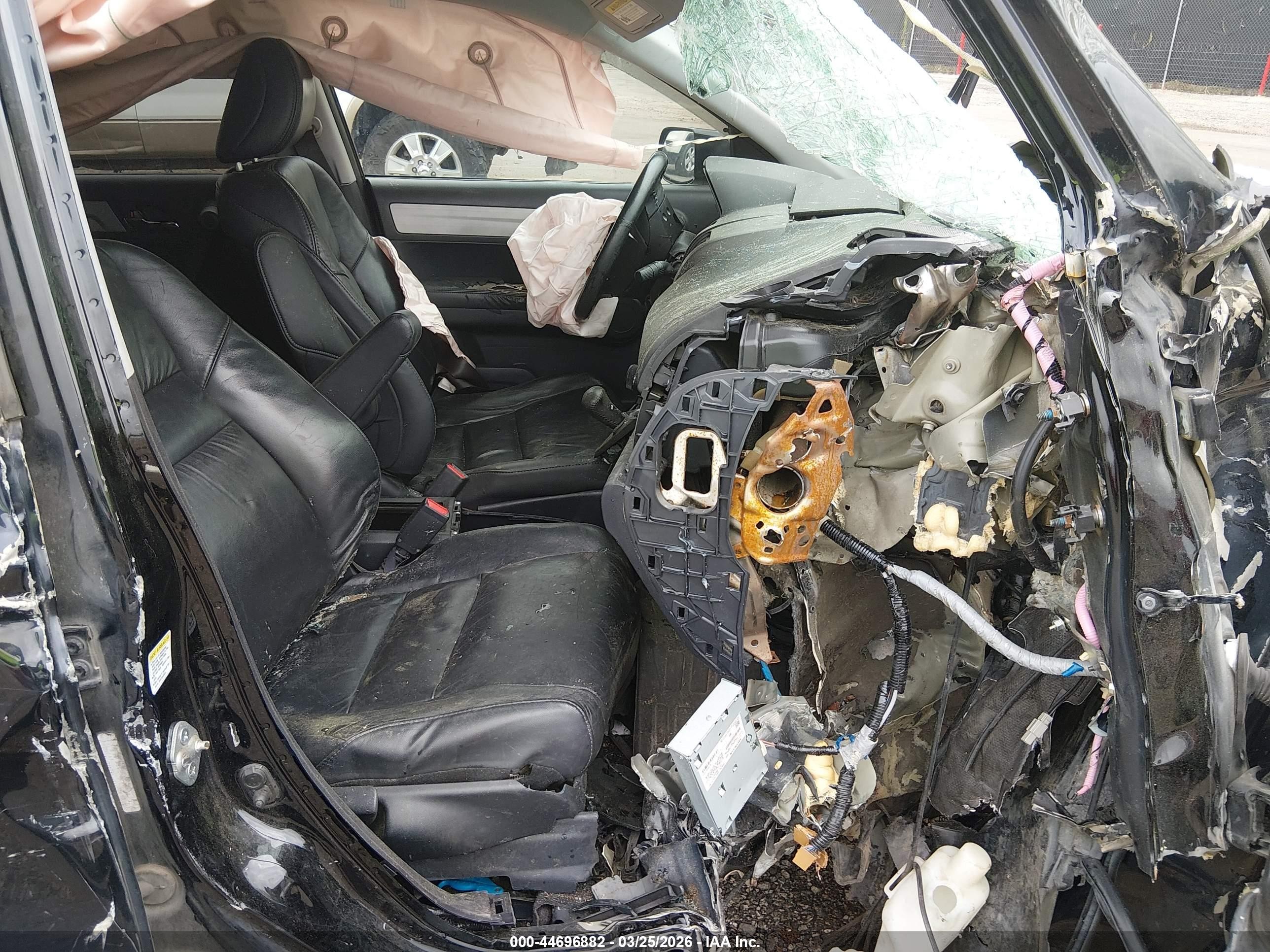 2010 Honda Cr-v Ex-l Black vin: 5J6RE3H79AL032399