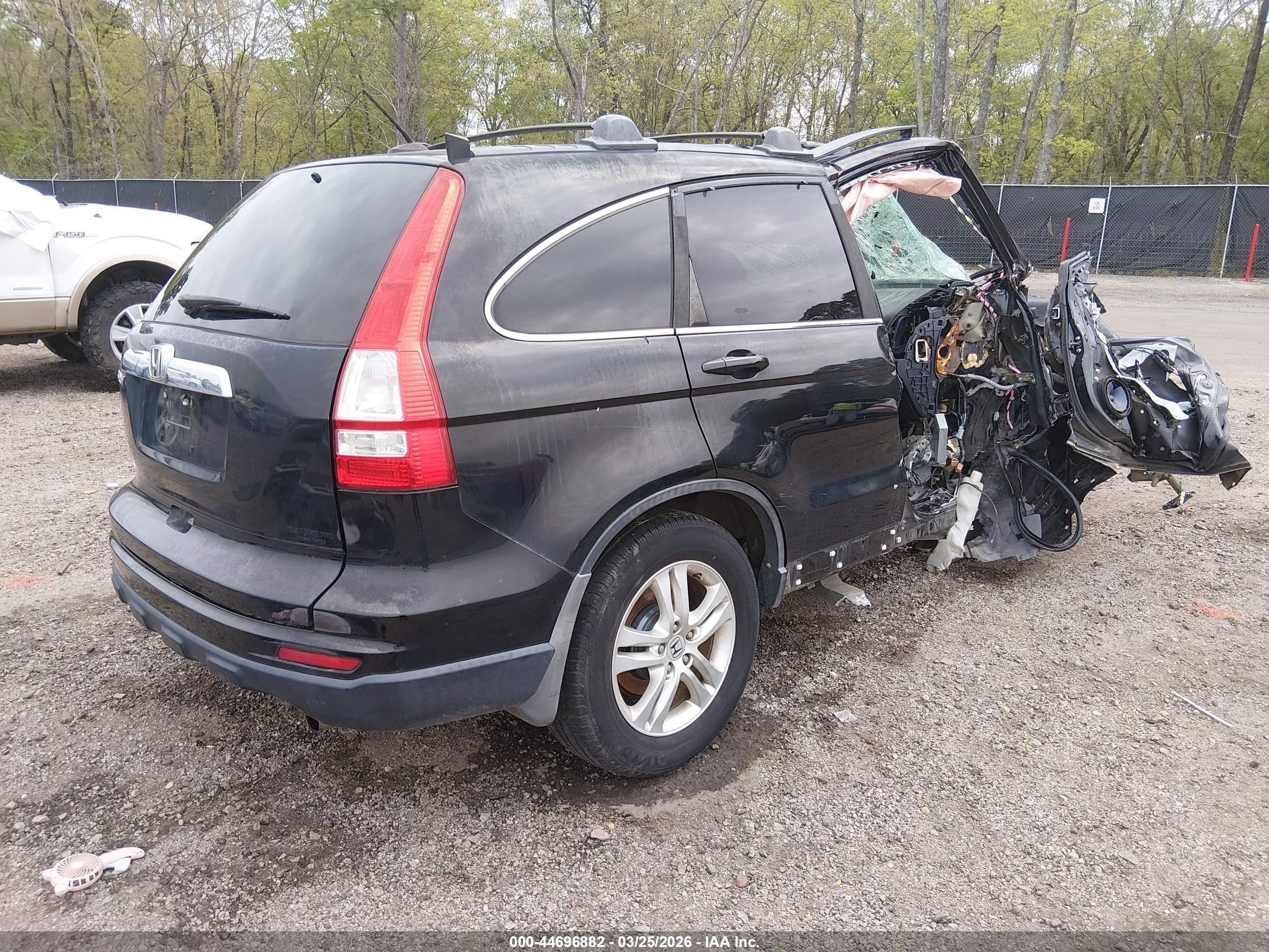 2010 Honda Cr-v Ex-l Black vin: 5J6RE3H79AL032399